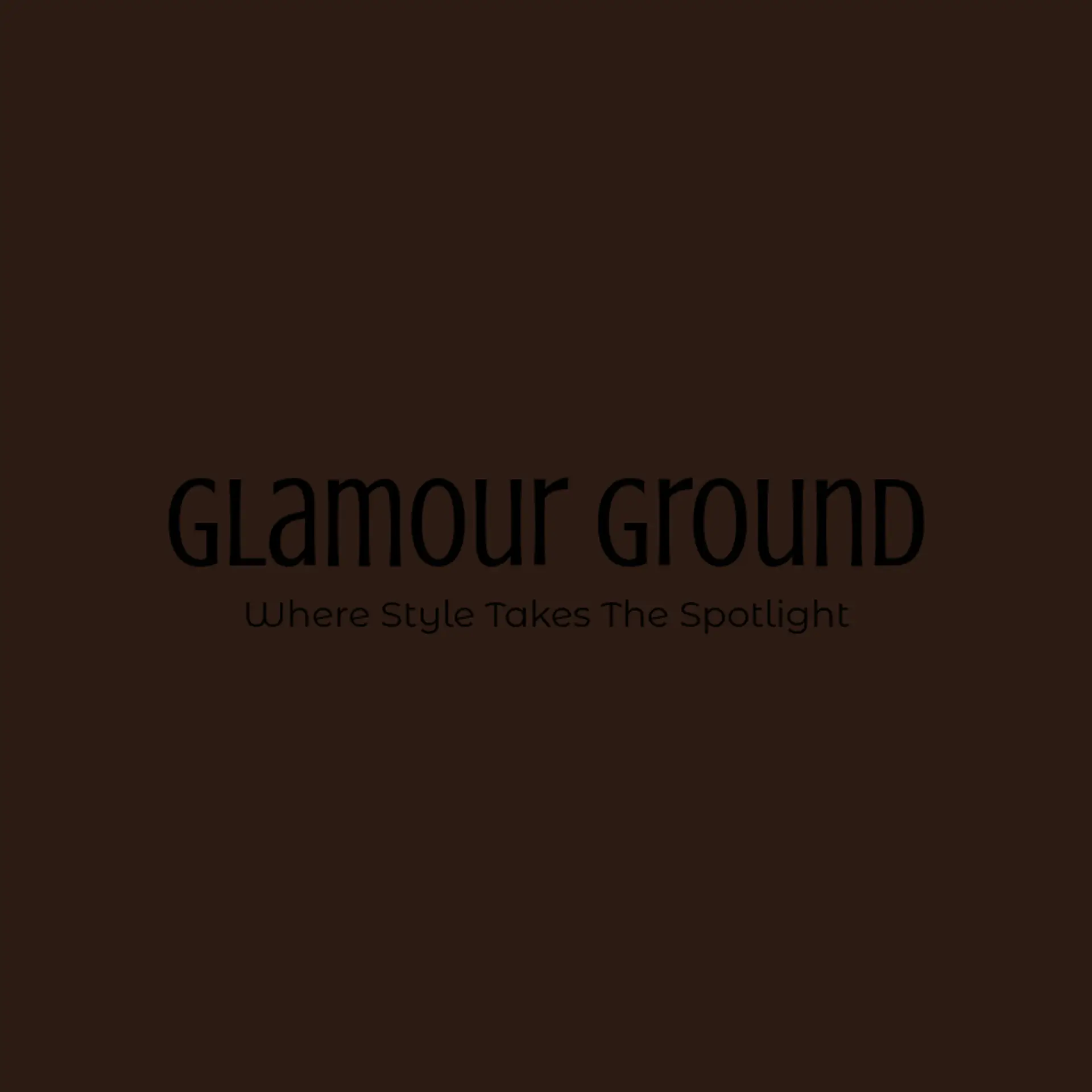 Glamour Ground logo for fashion show