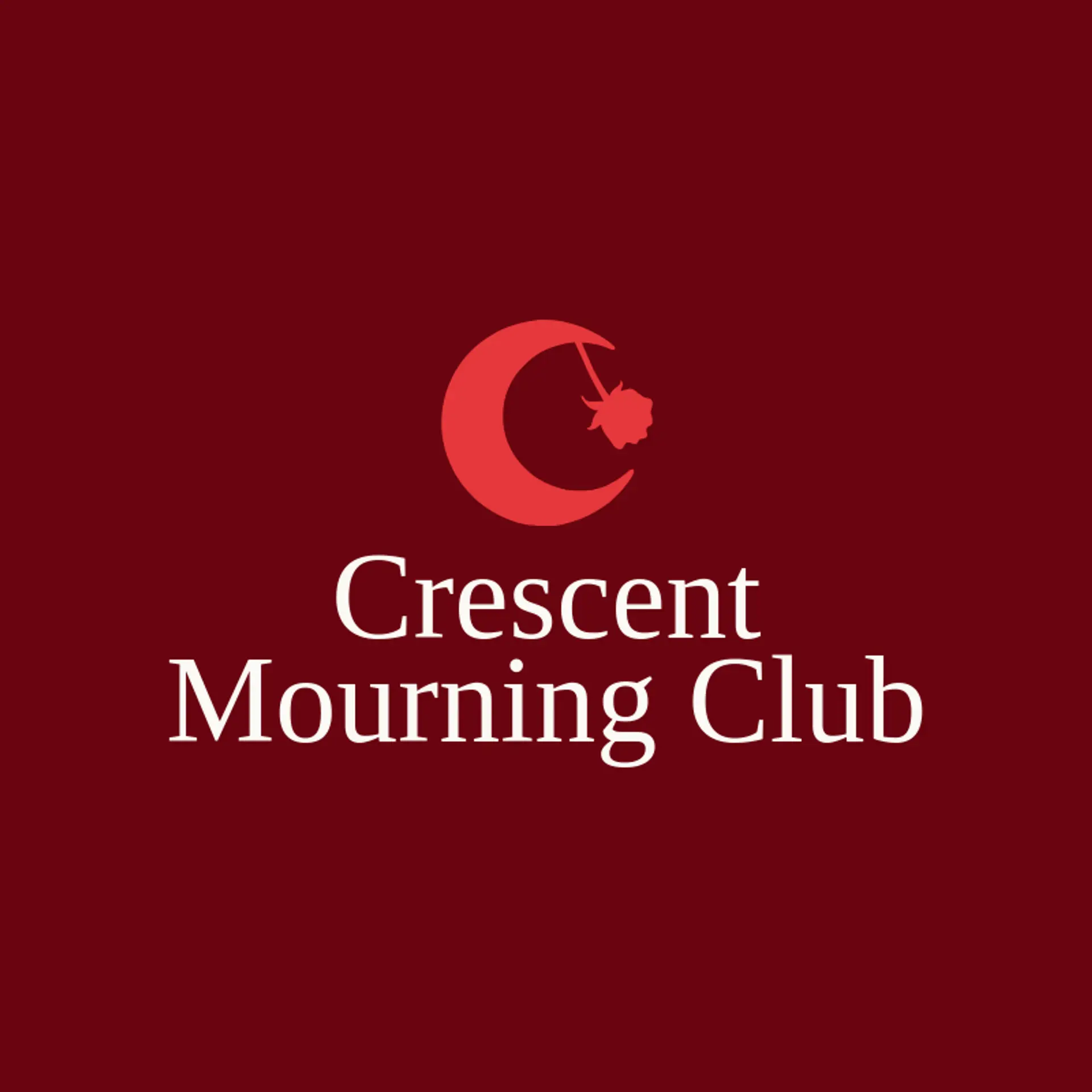Crescent Mourning Club logo for gothic