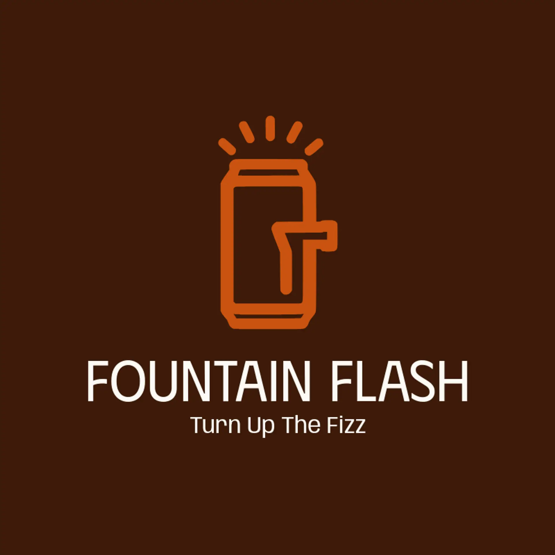 Fountain Flash logo for soda