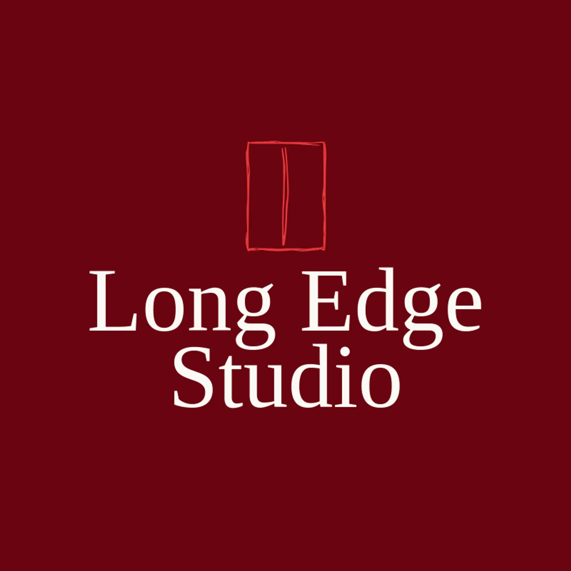 Long Edge Studio logo for rectangle