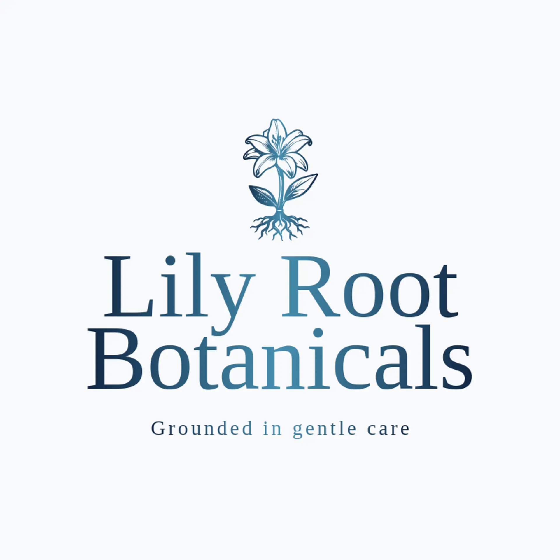 Lily Root Botanicals logo for lily