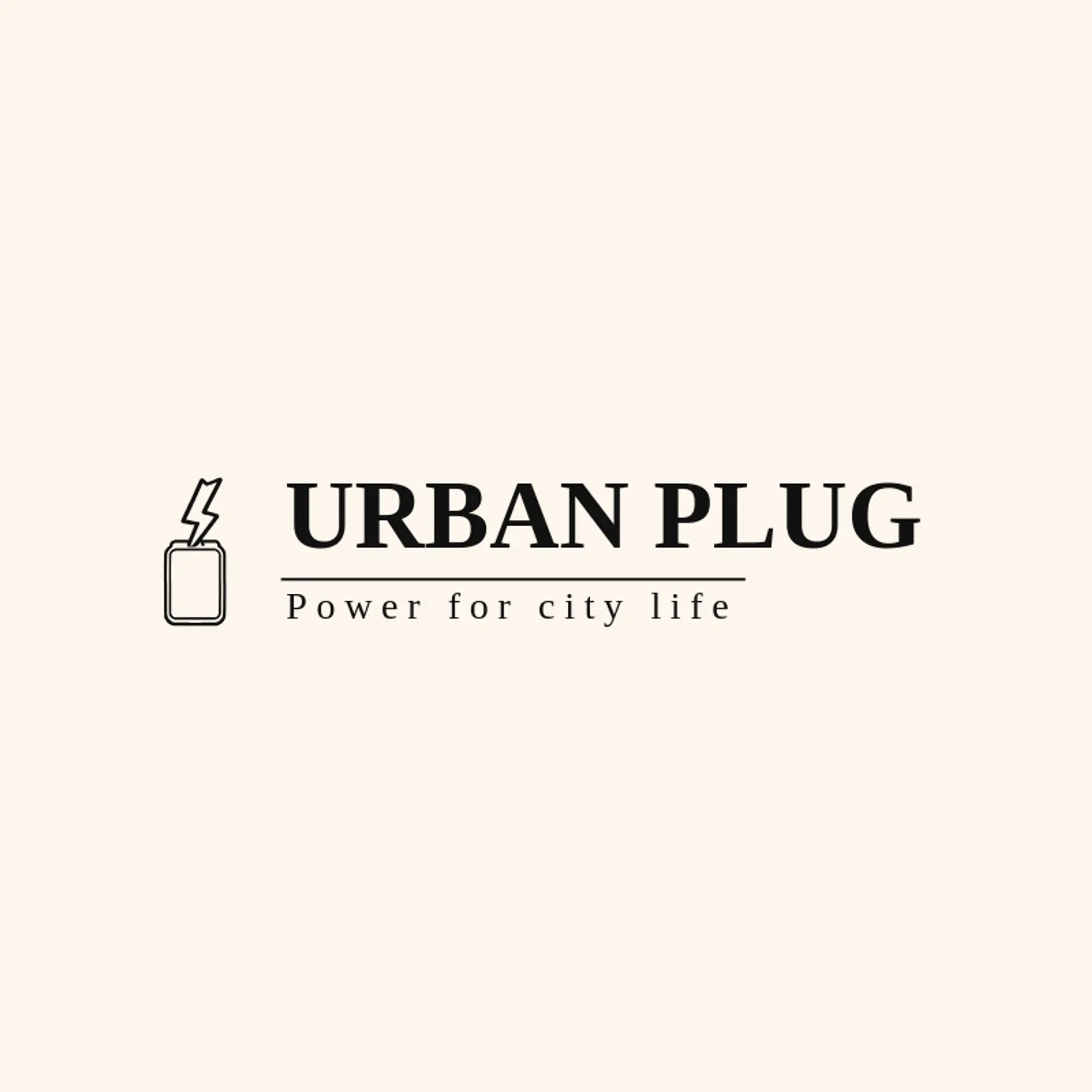 Urban Plug logo for charger