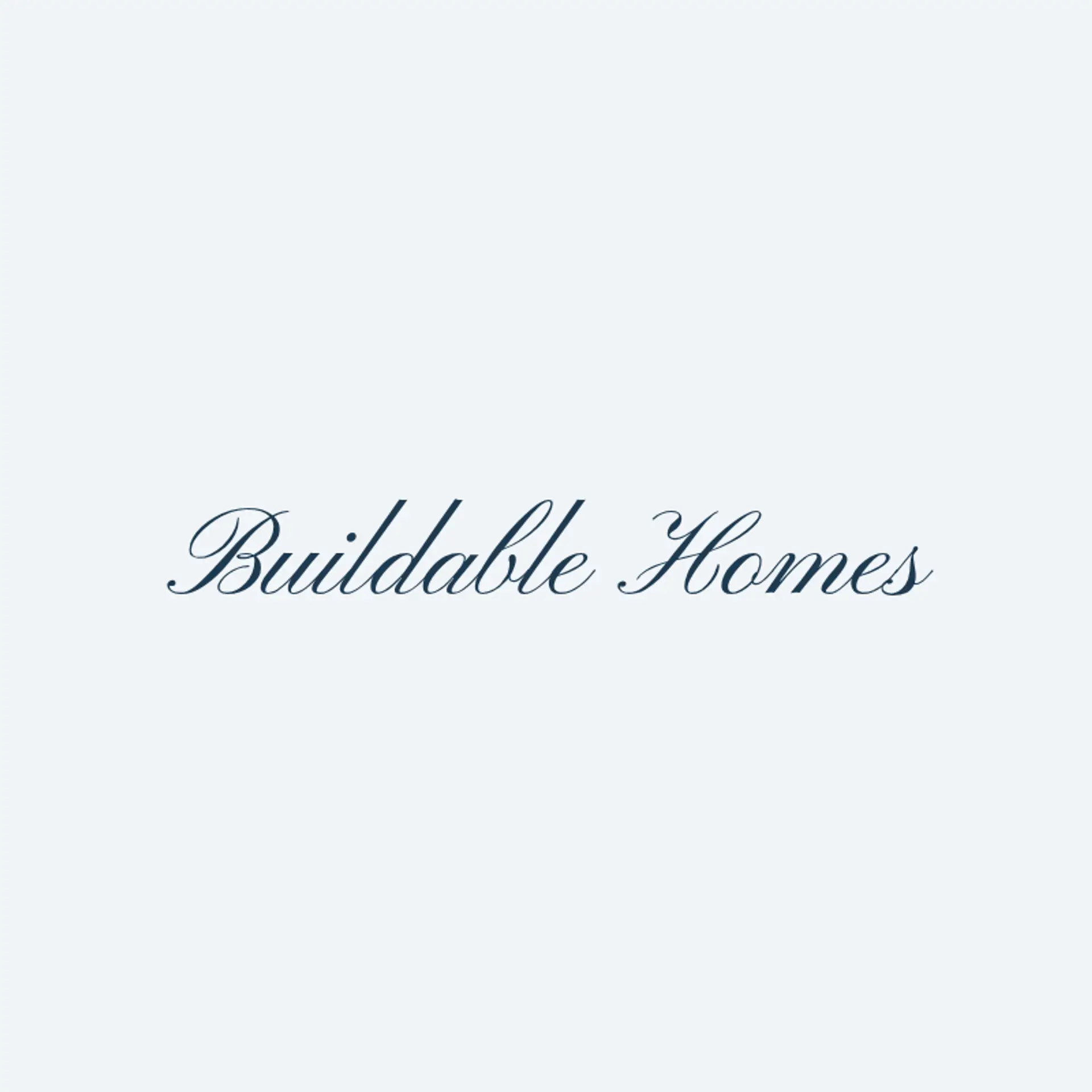 Buildable Homes logo for construction house