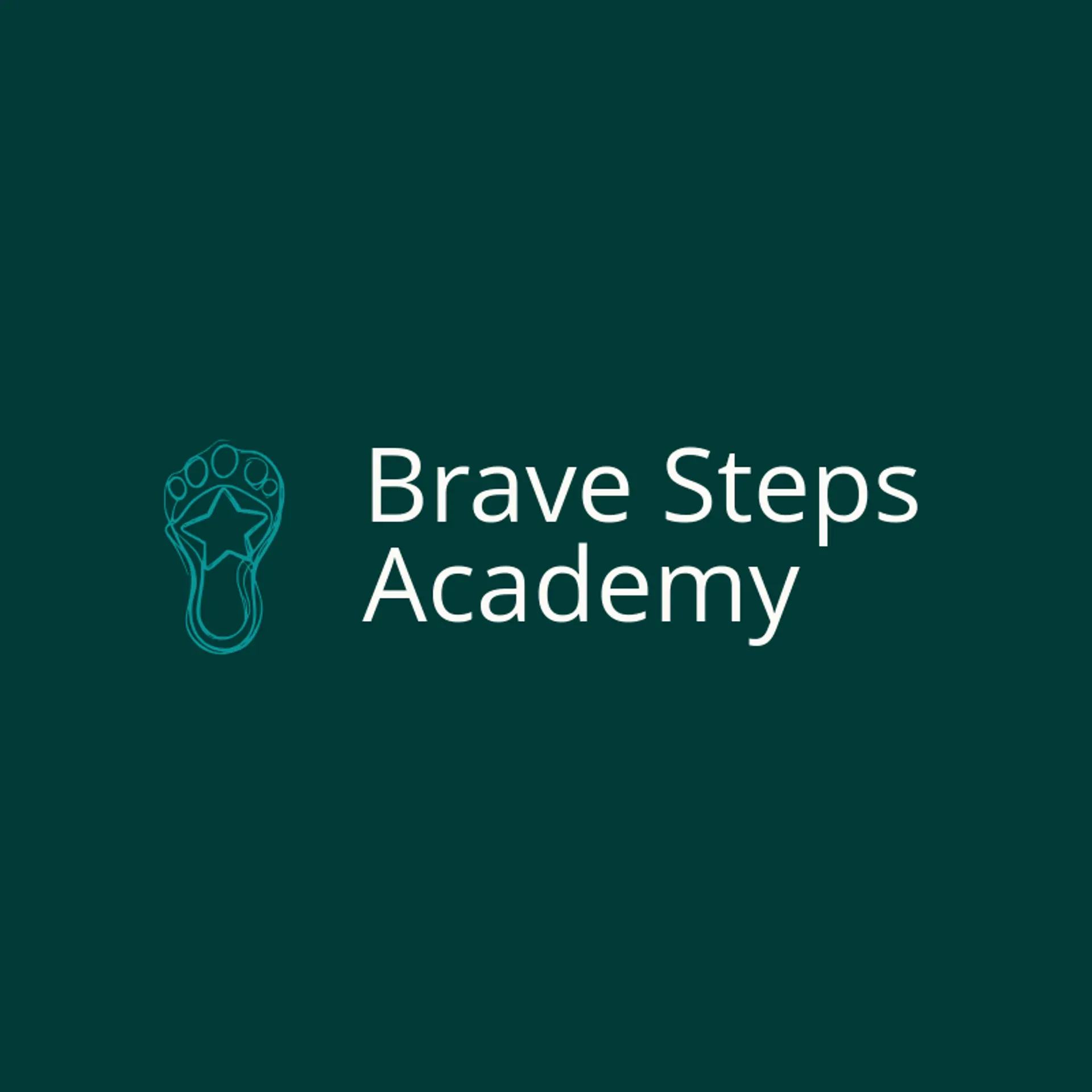 Brave Steps Academy logo for special education