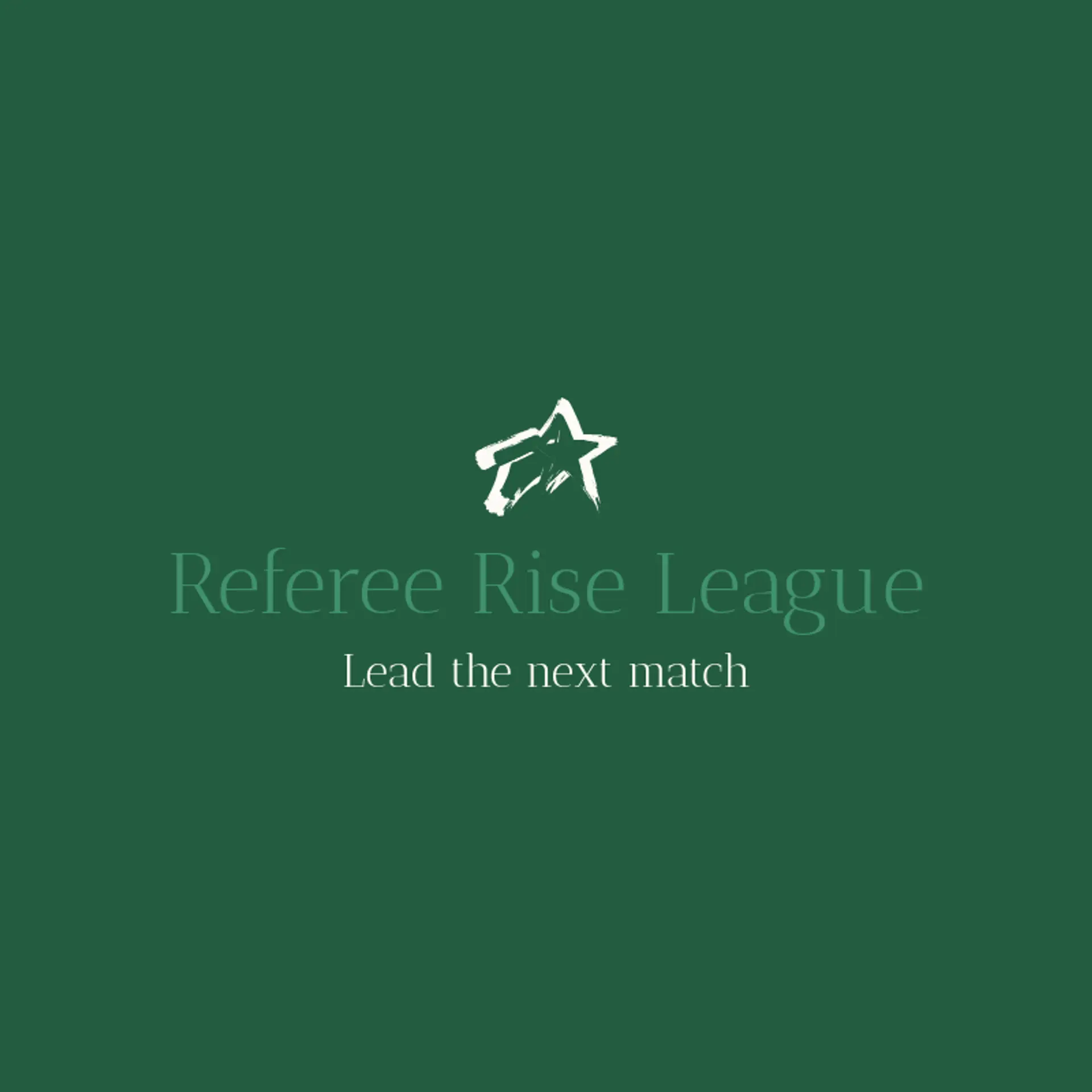 Referee Rise League logo for futsal