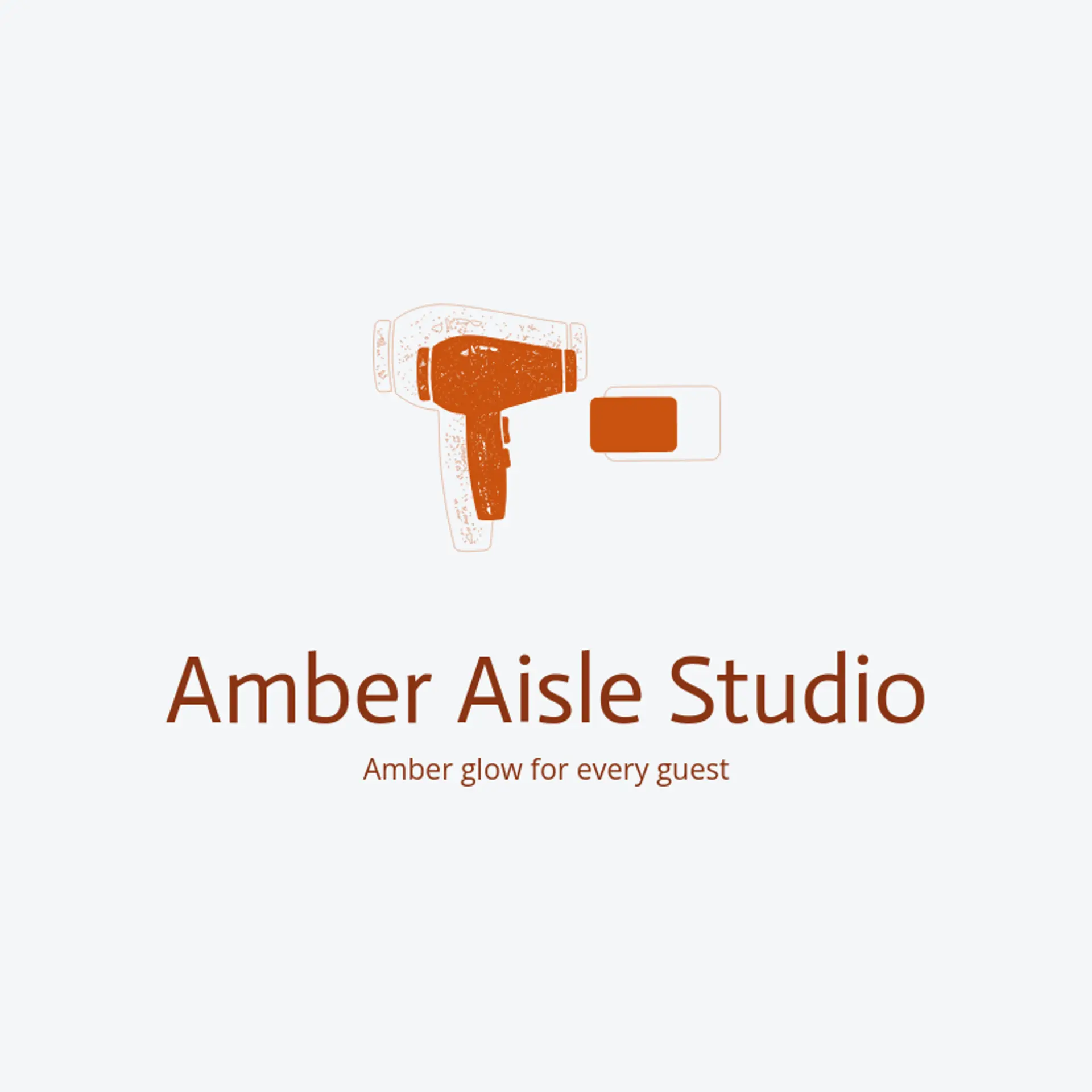 Amber Aisle Studio logo for hair stylist