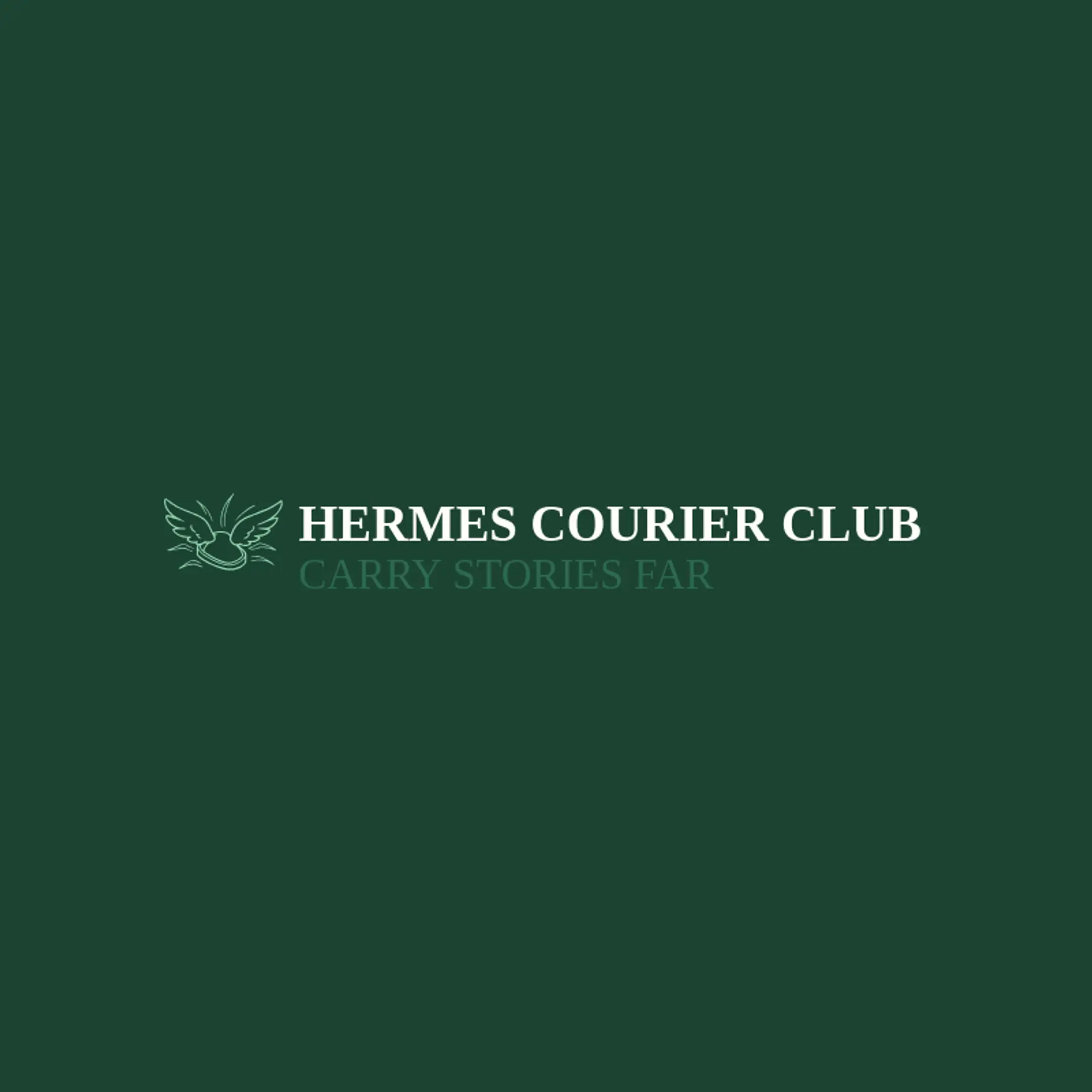 Hermes Courier Club logo for greek mythology