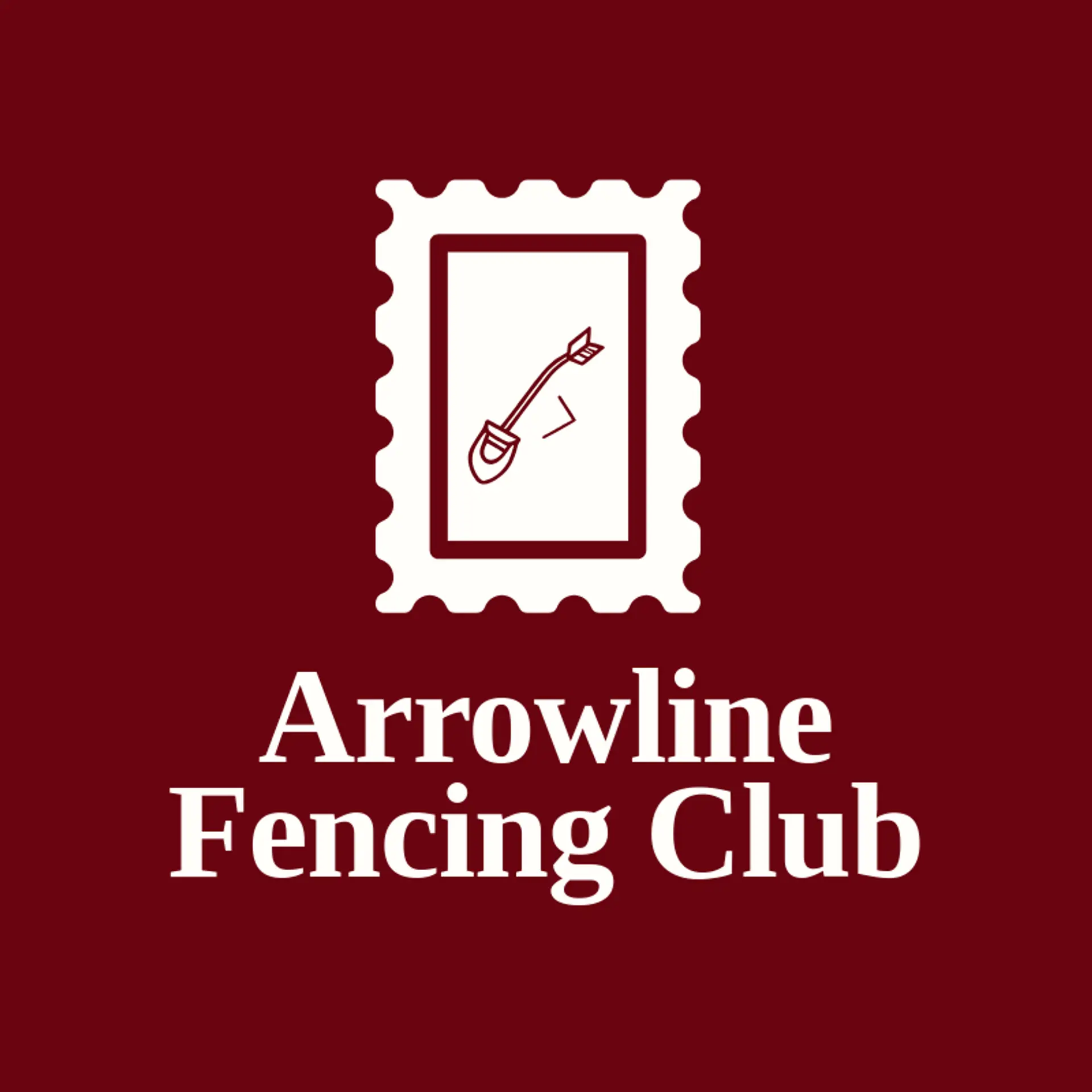 Arrowline Fencing Club logo for fencing