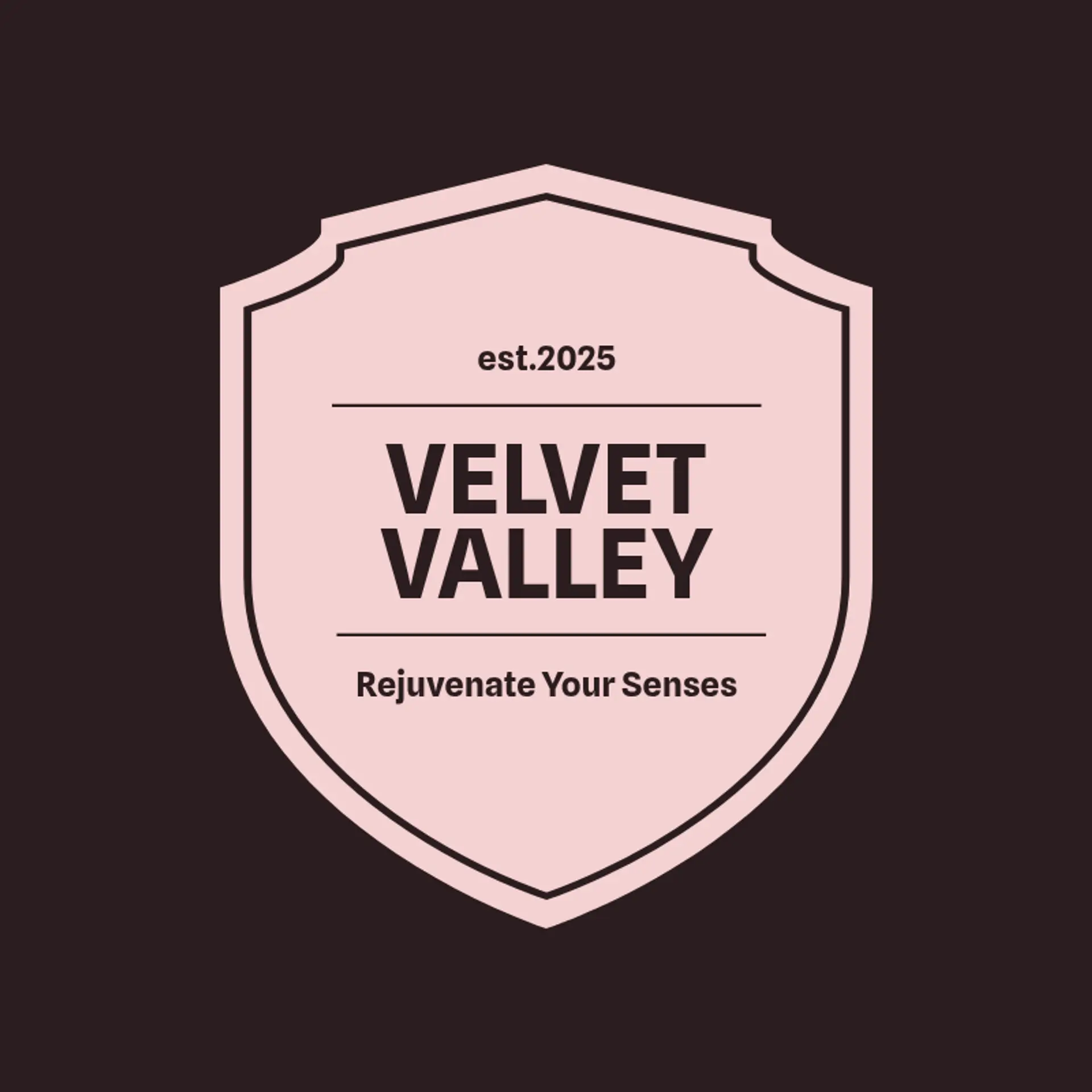 Velvet Valley logo for beauty spa
