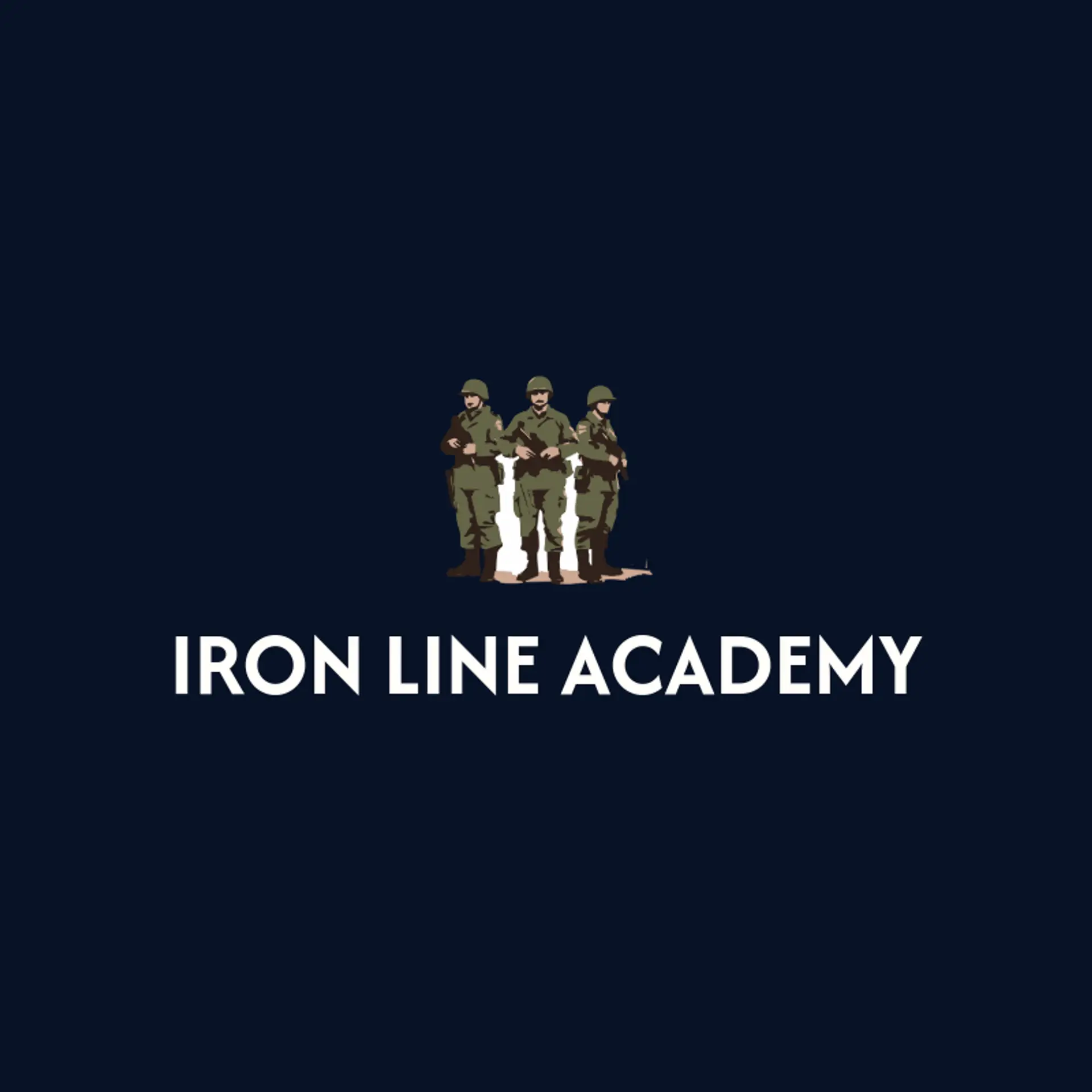 Iron Line Academy logo for infantry