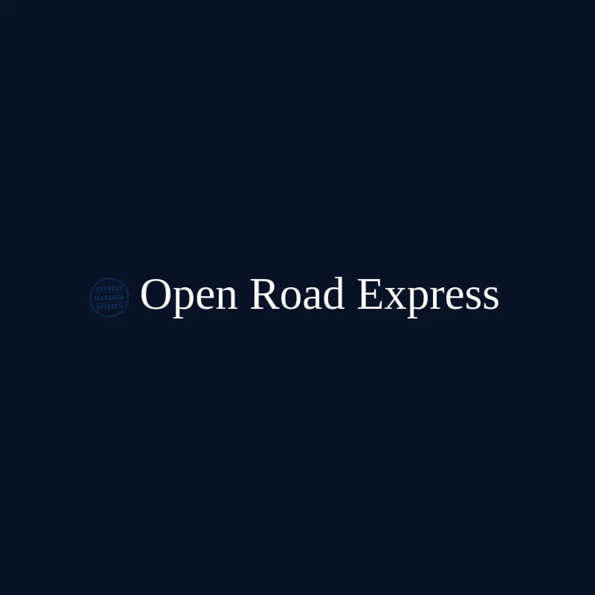 Open Road Express logo for express