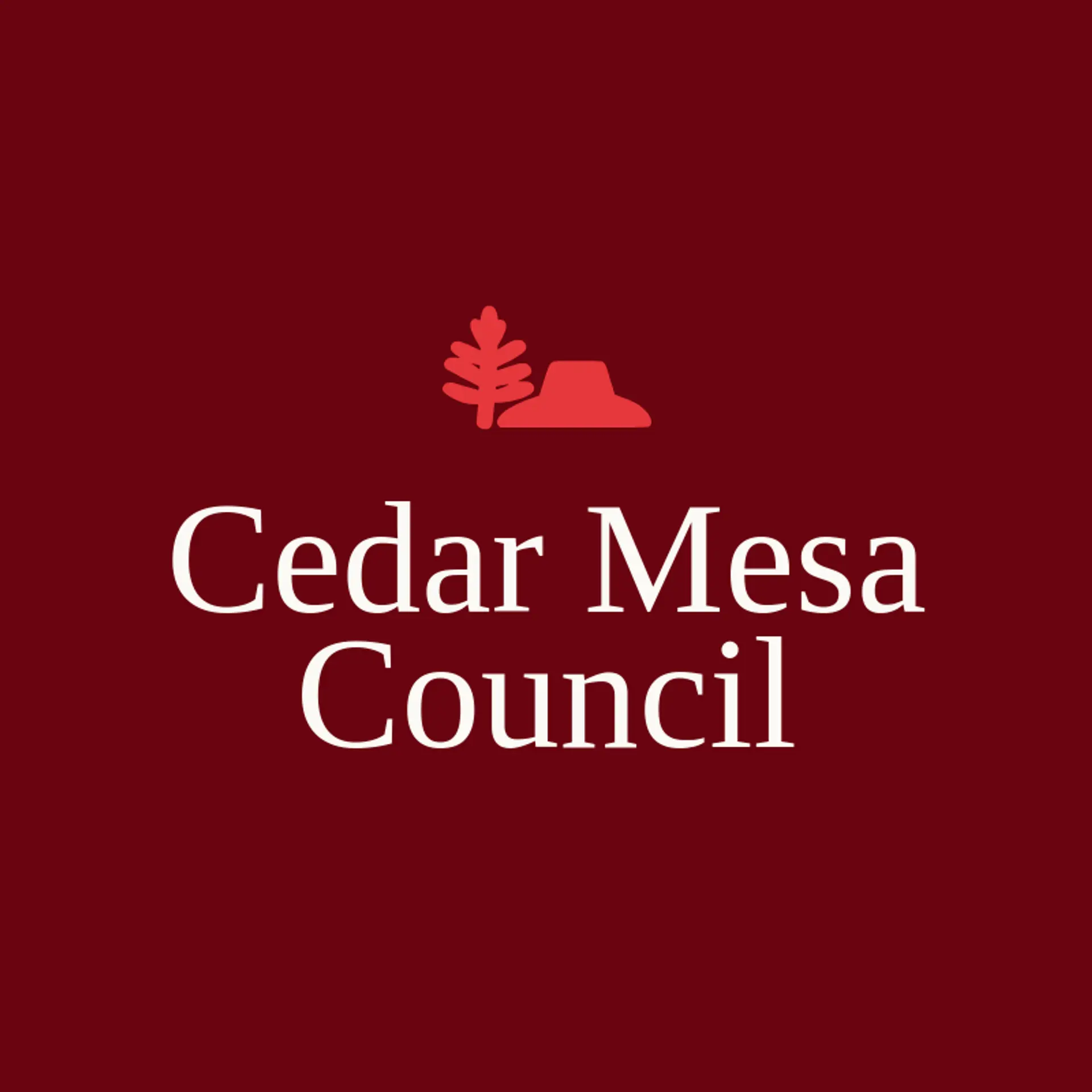 Cedar Mesa Council logo for native american