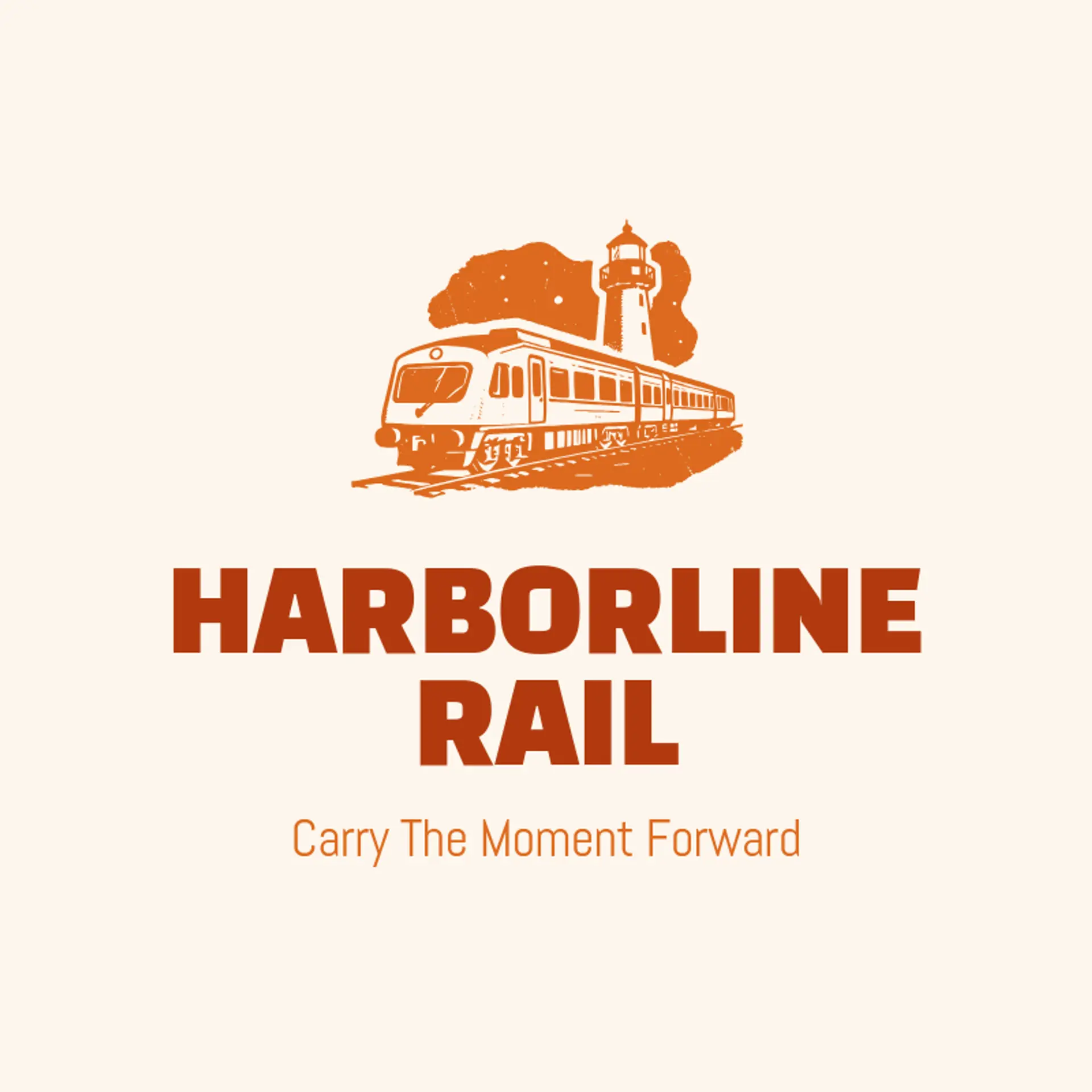 Harborline Rail logo for train