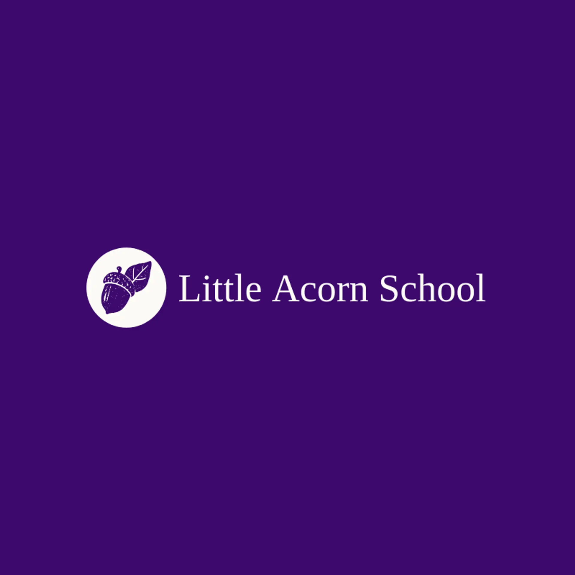 Little Acorn School logo for special education
