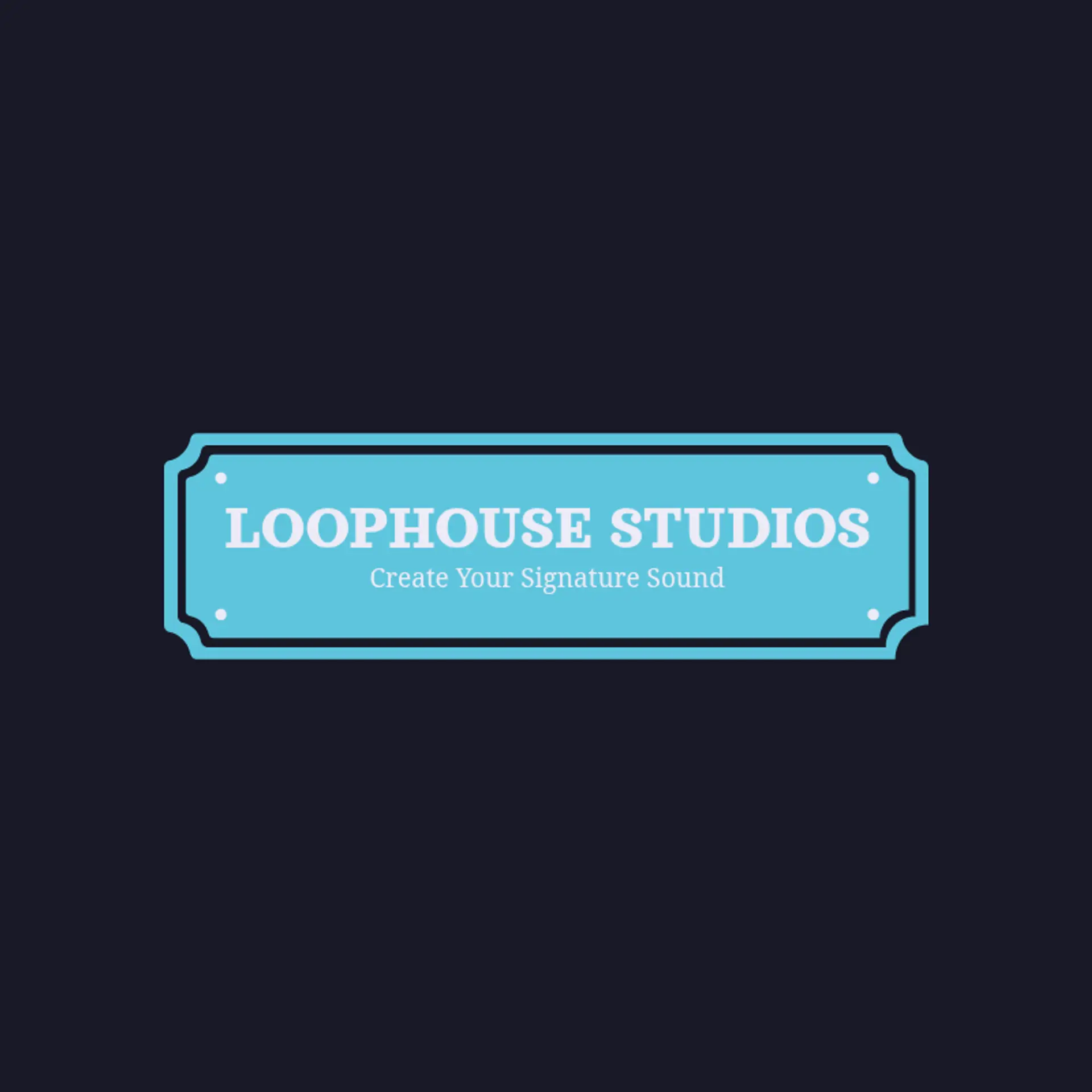 EchoFrame Studios logo for music producer
