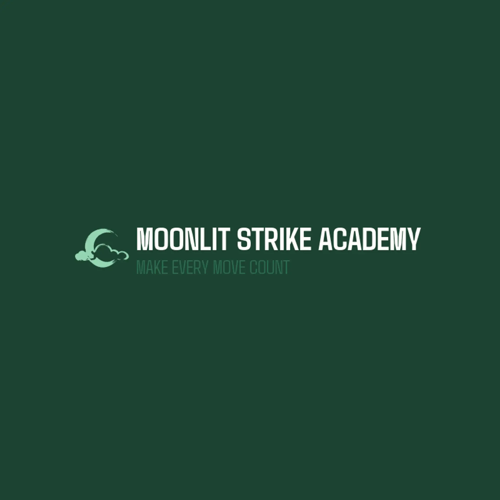 Moonlit Strike Academy logo for ninja