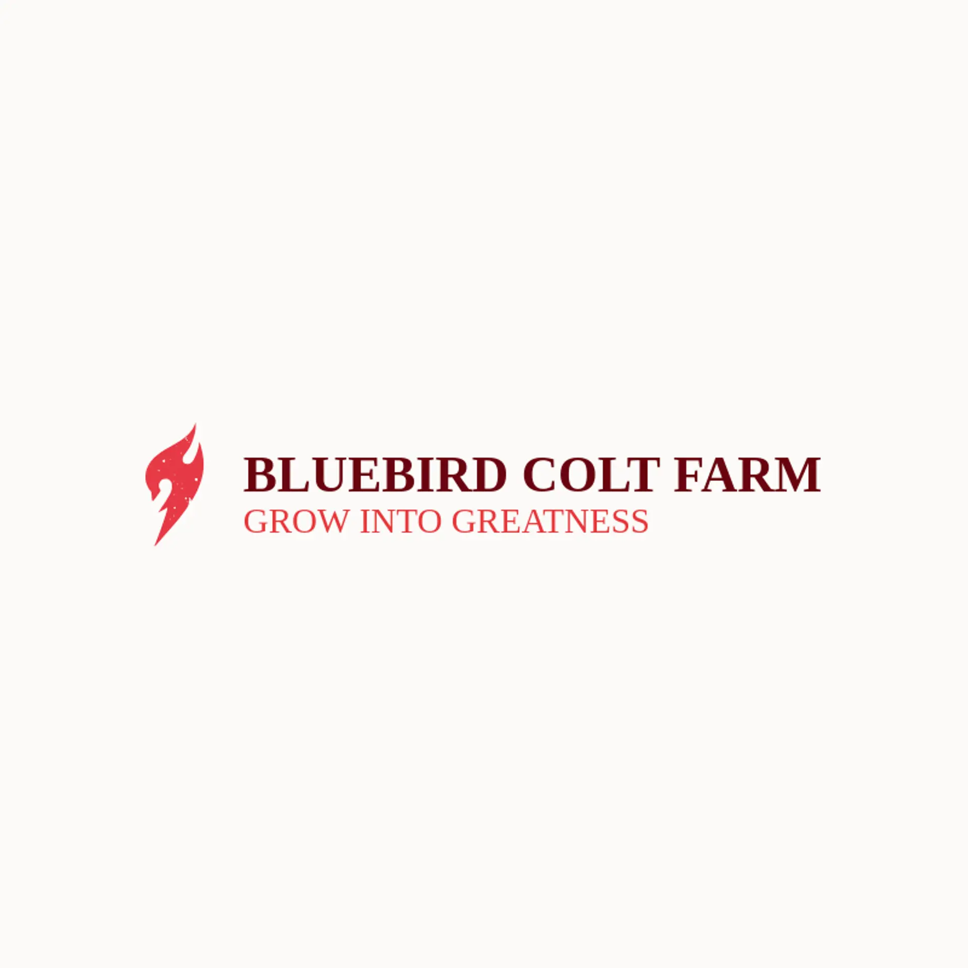 Bluebird Colt Farm logo for colt