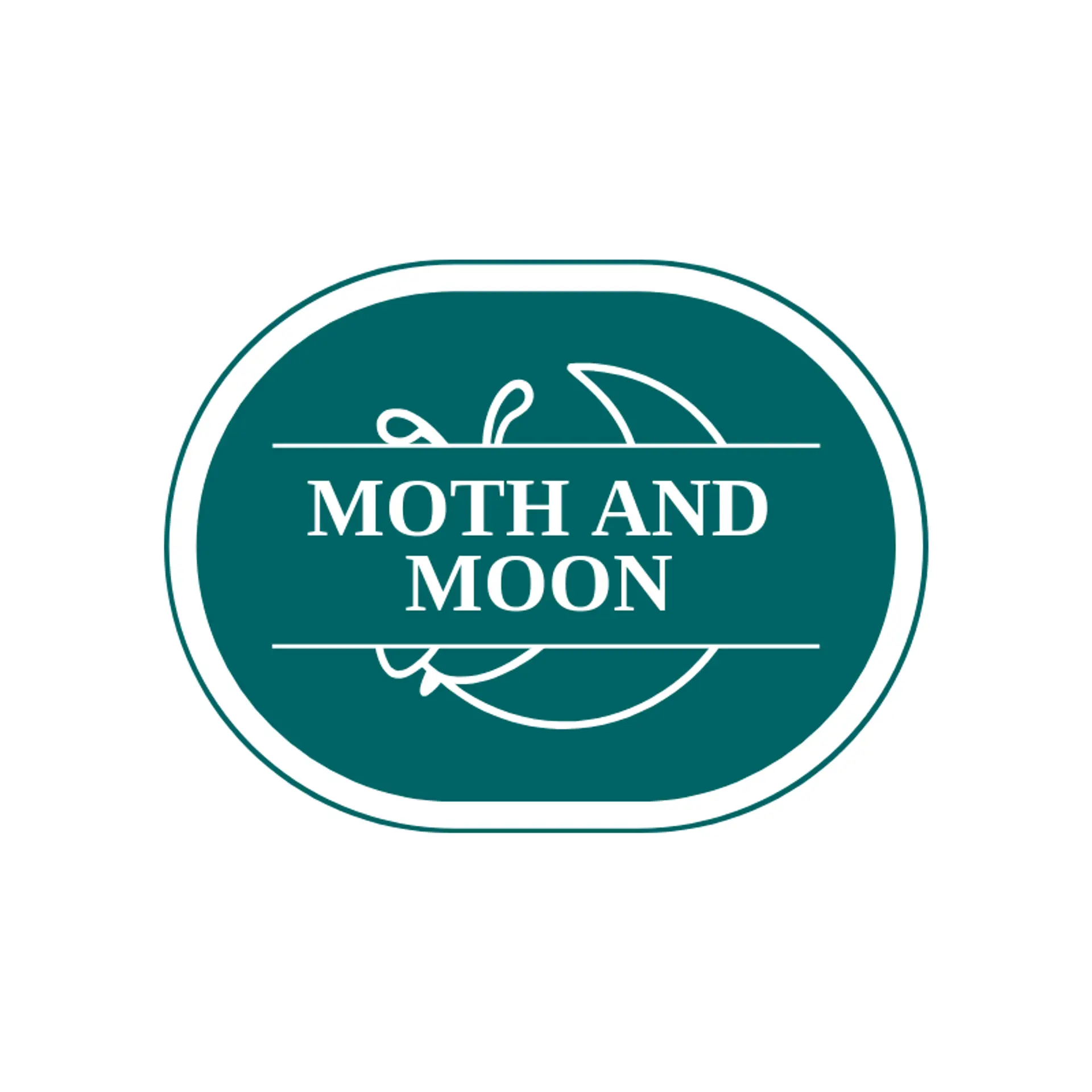 Moth and Moon logo for rock band