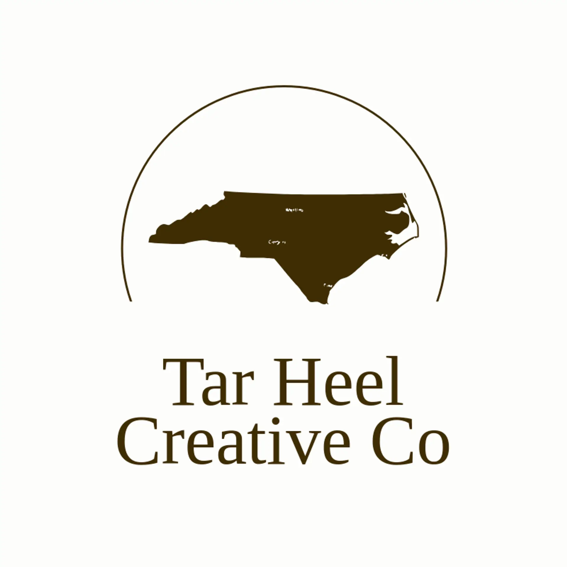 Tar Heel Creative Co logo for north carolina