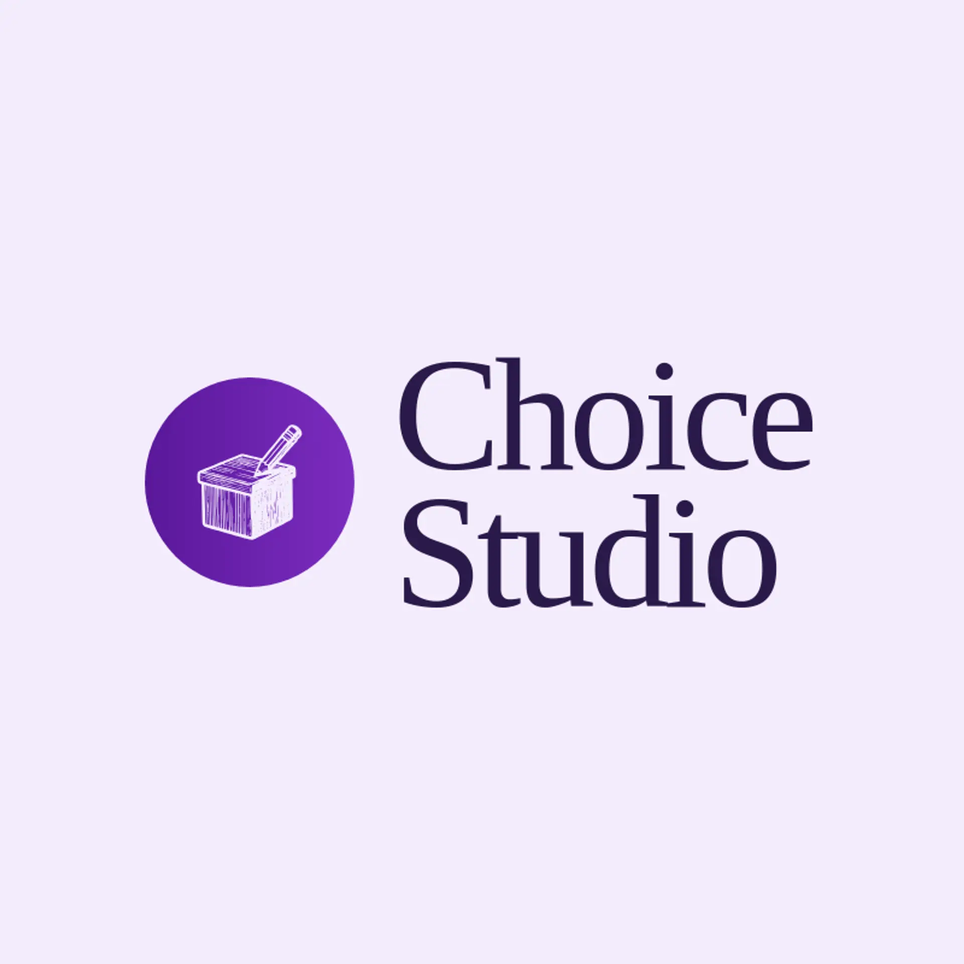 Choice Studio logo for vote