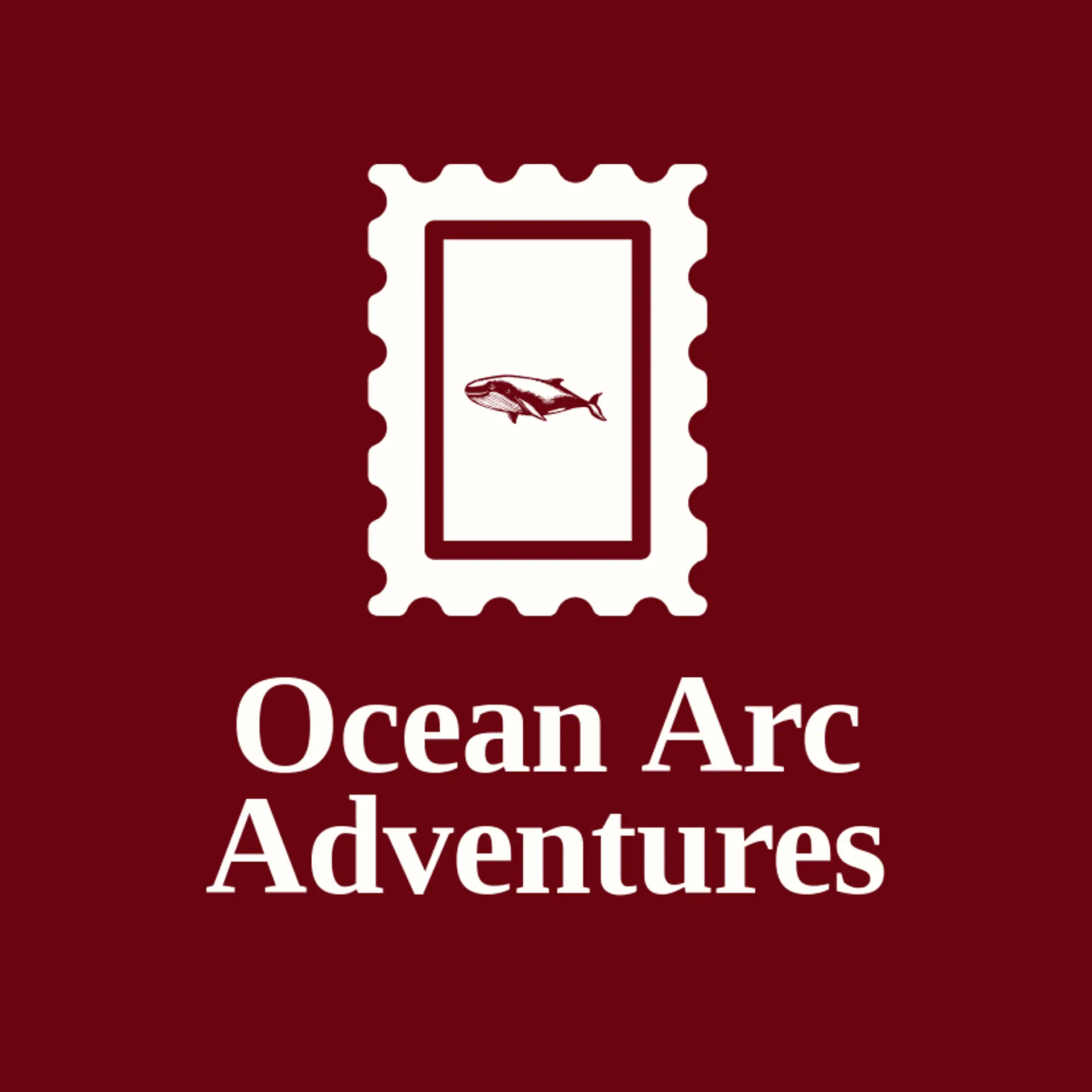 Ocean Arc Adventures logo for whale