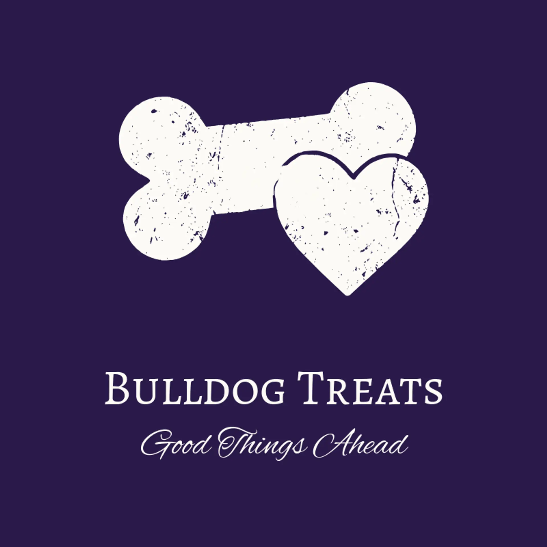 Bulldog Treats logo for bulldog