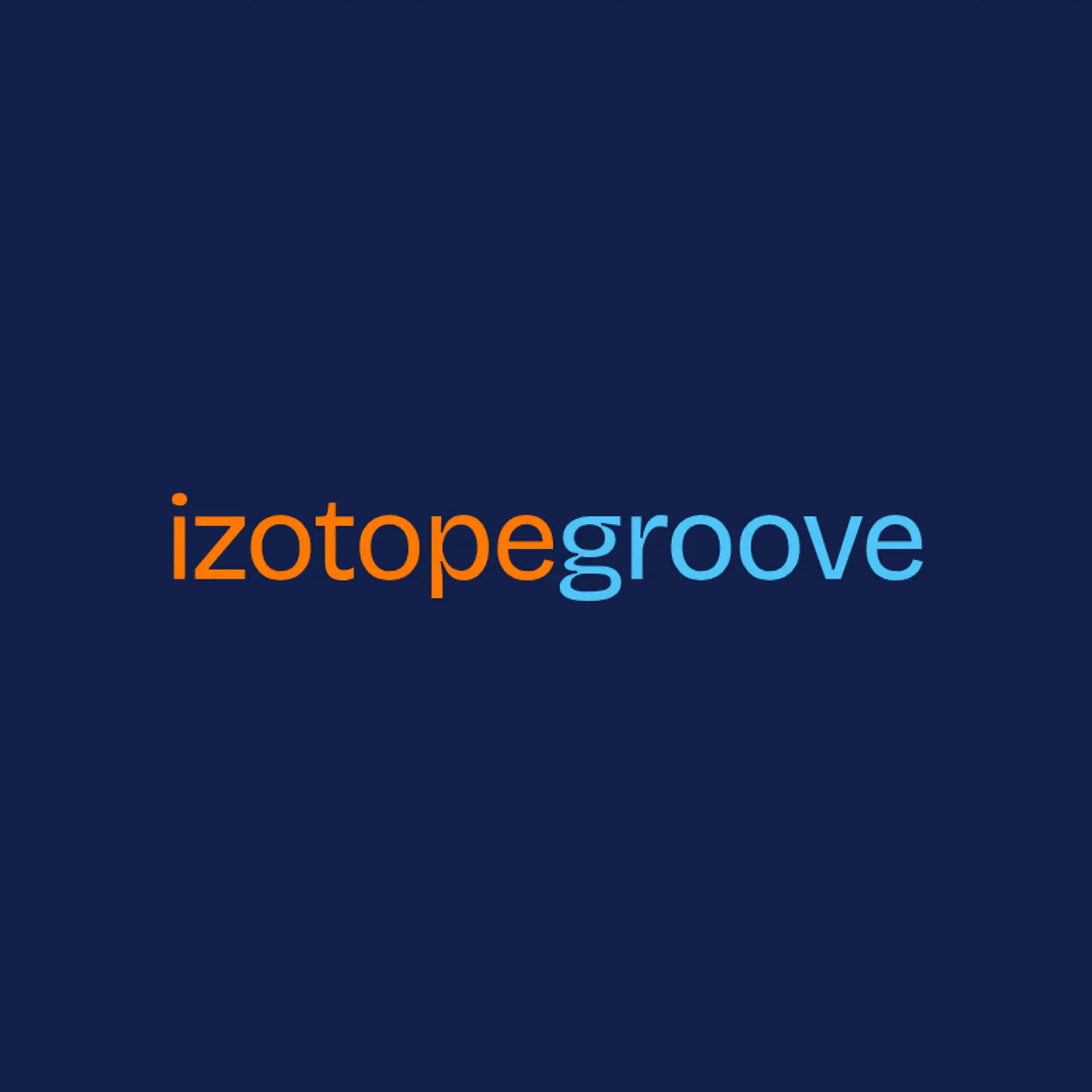 Izotope Groove logo for house music