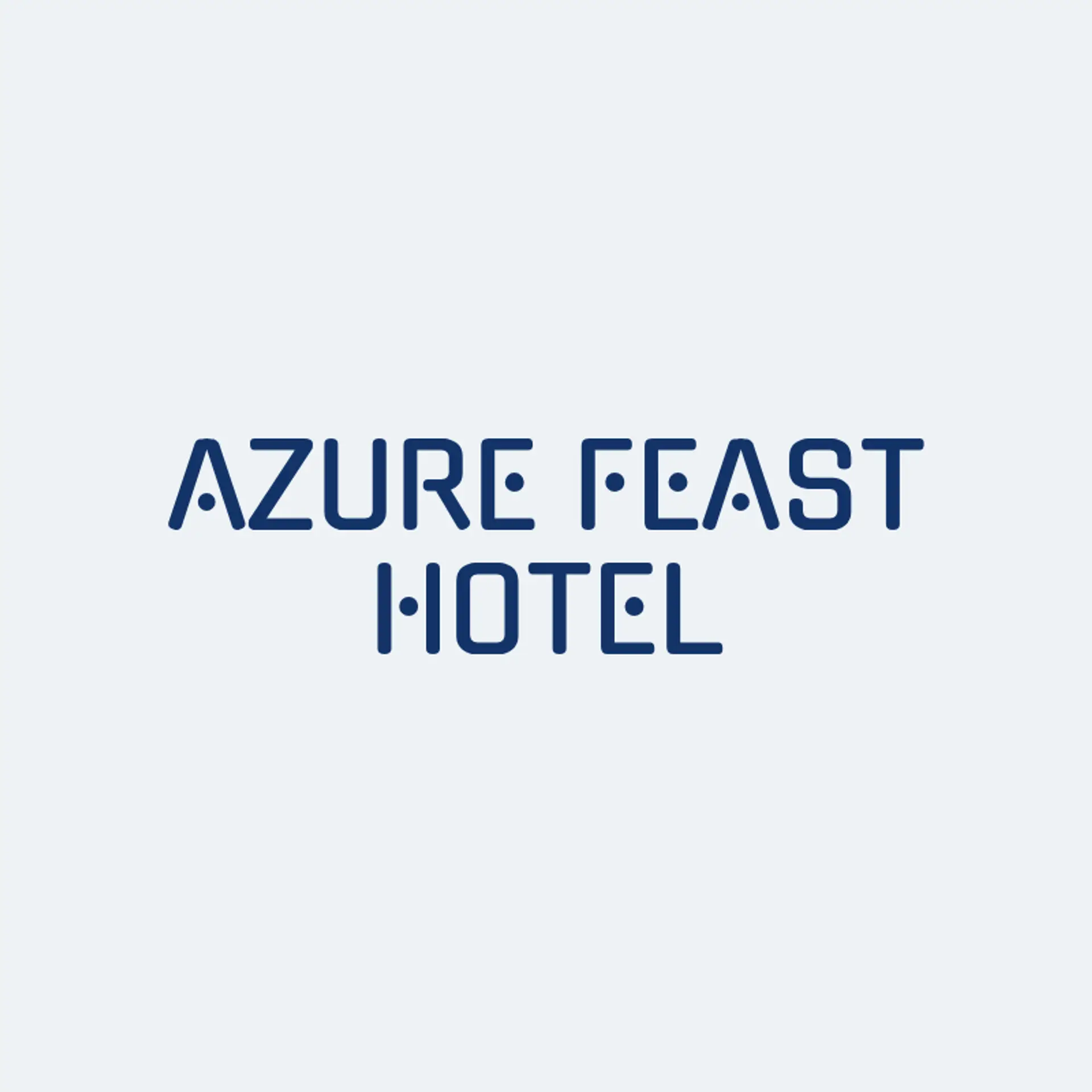 Azure Feast Hotel logo for hotel restaurant