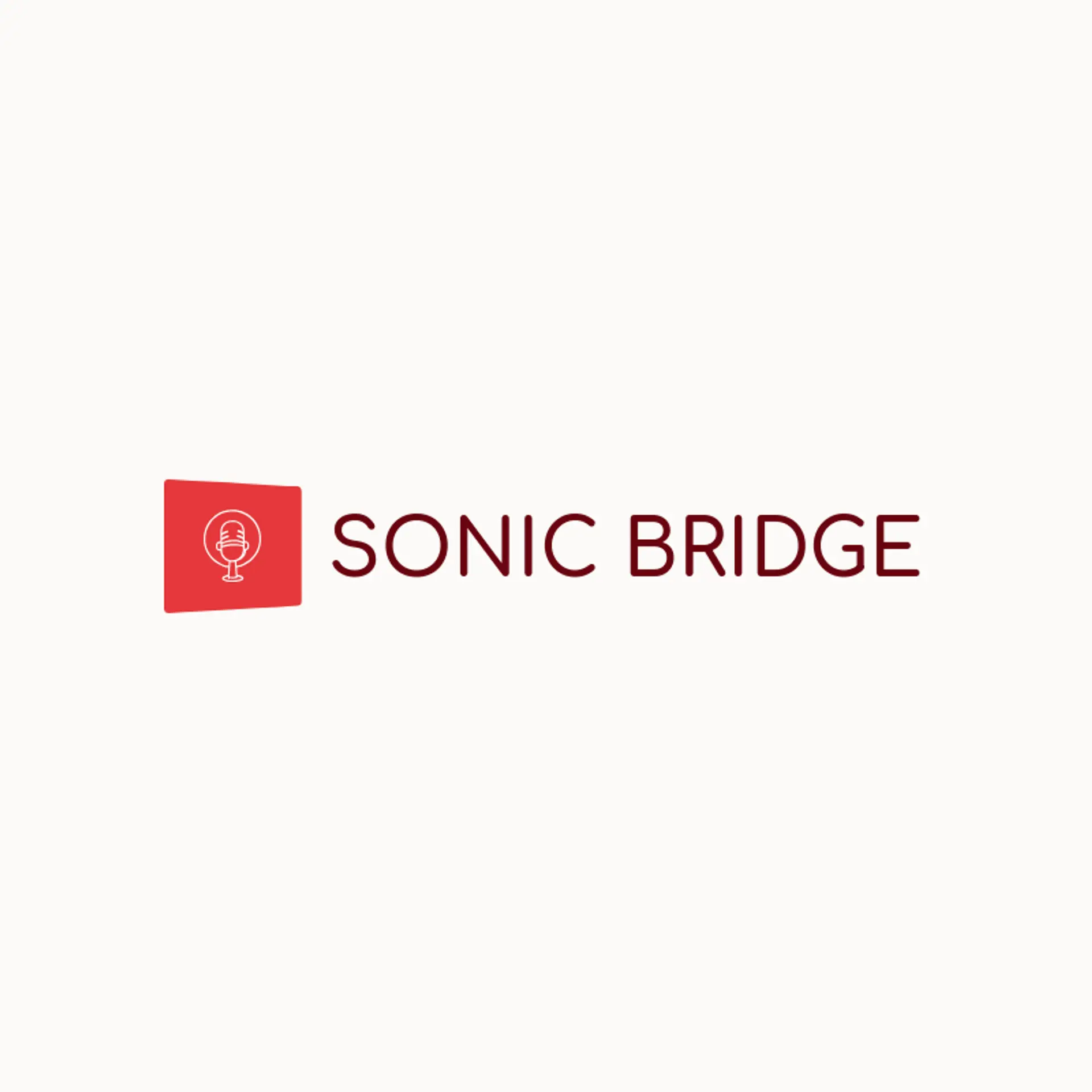 Sonic Bridge logo for sound