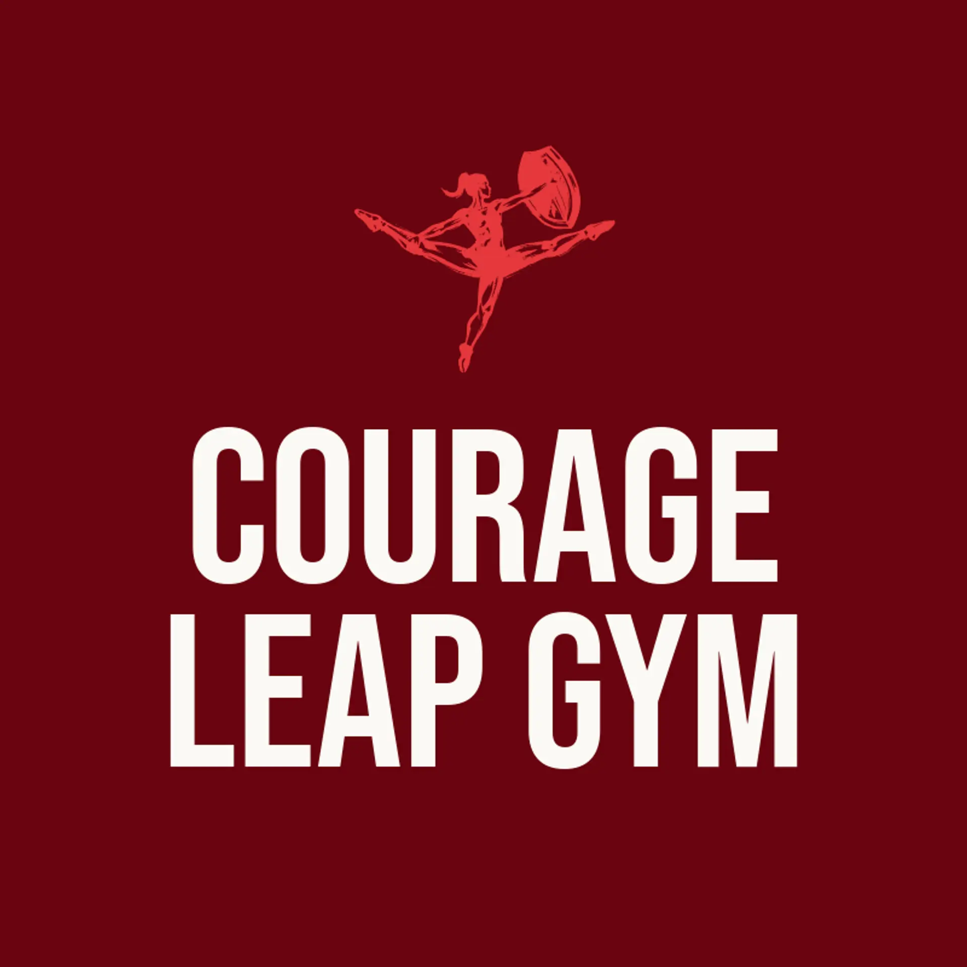 Courage Leap Gym logo for gymnastics