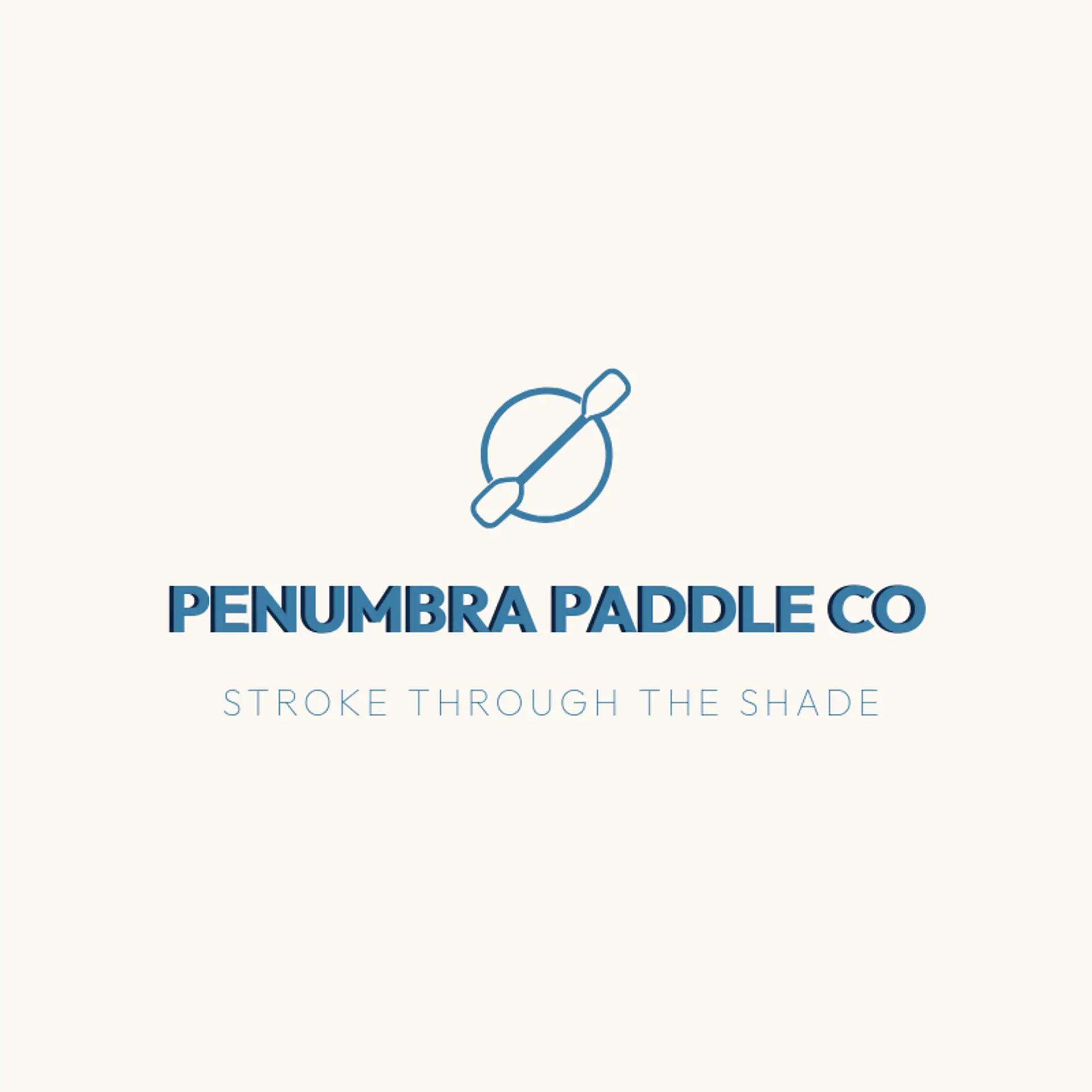 Penumbra Paddle Co logo for eclipse