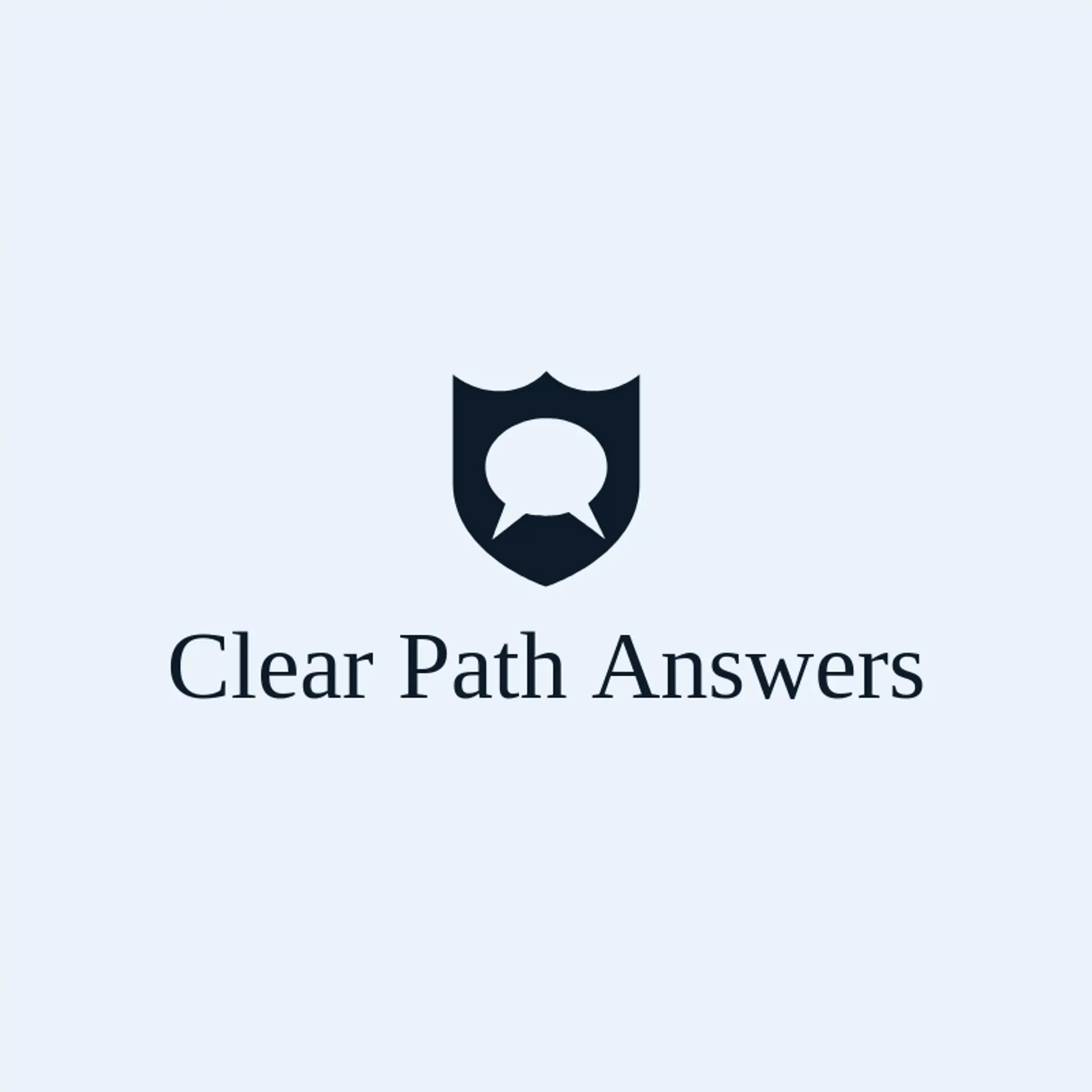 Clear Path Answers logo for chatbot