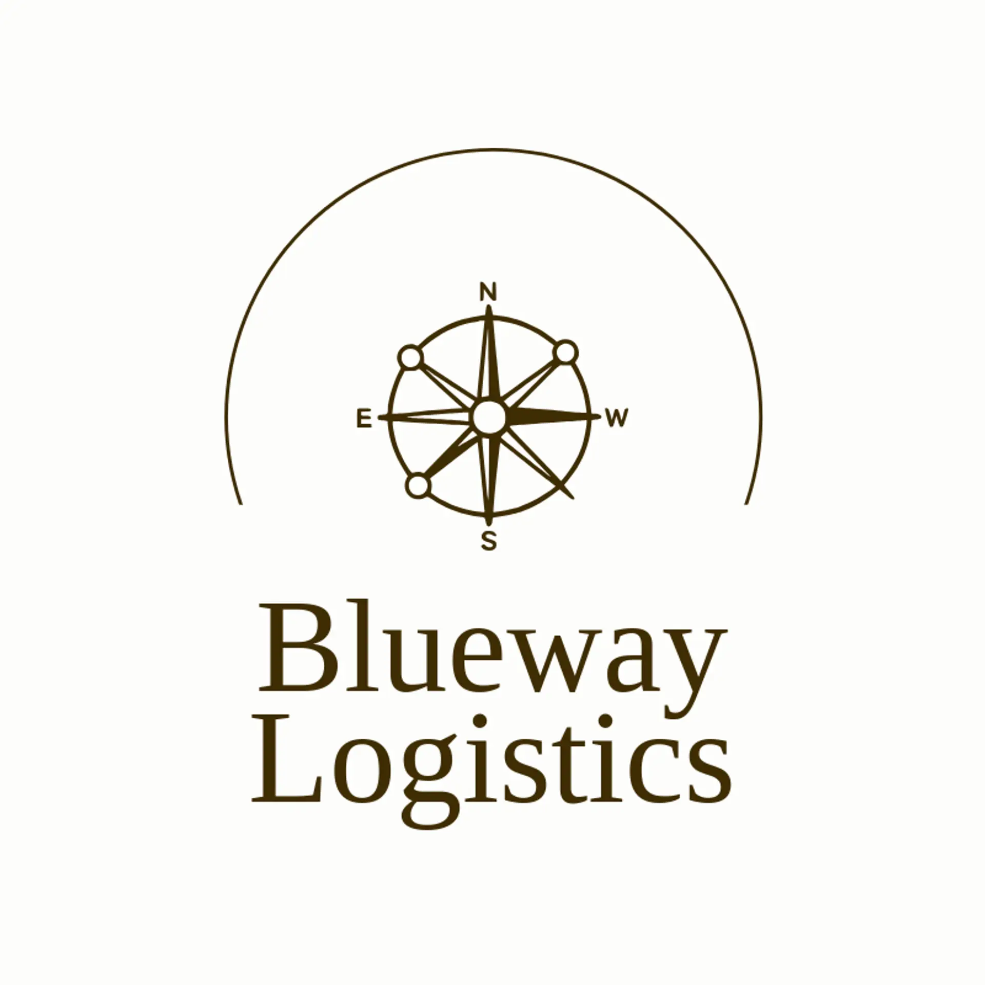 Blueway Logistics logo for supply chain