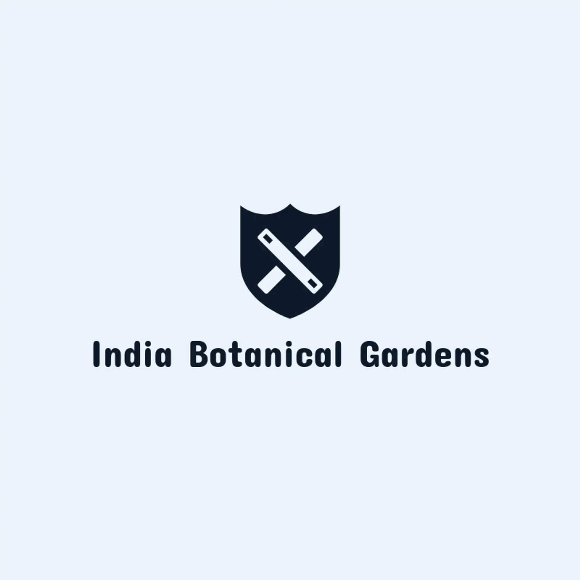 India Botanical Gardens logo for india