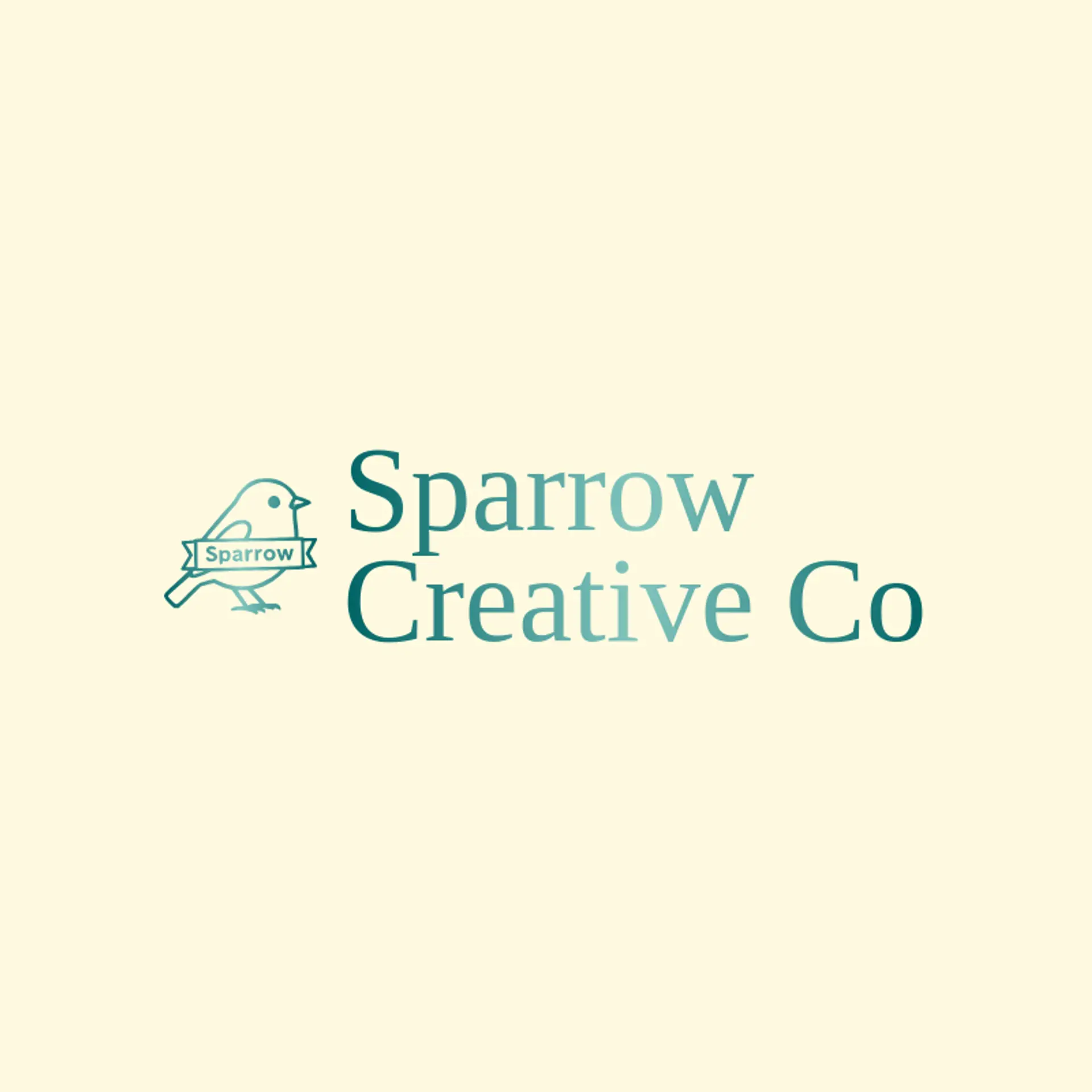 Sparrow Creative Co logo for agency