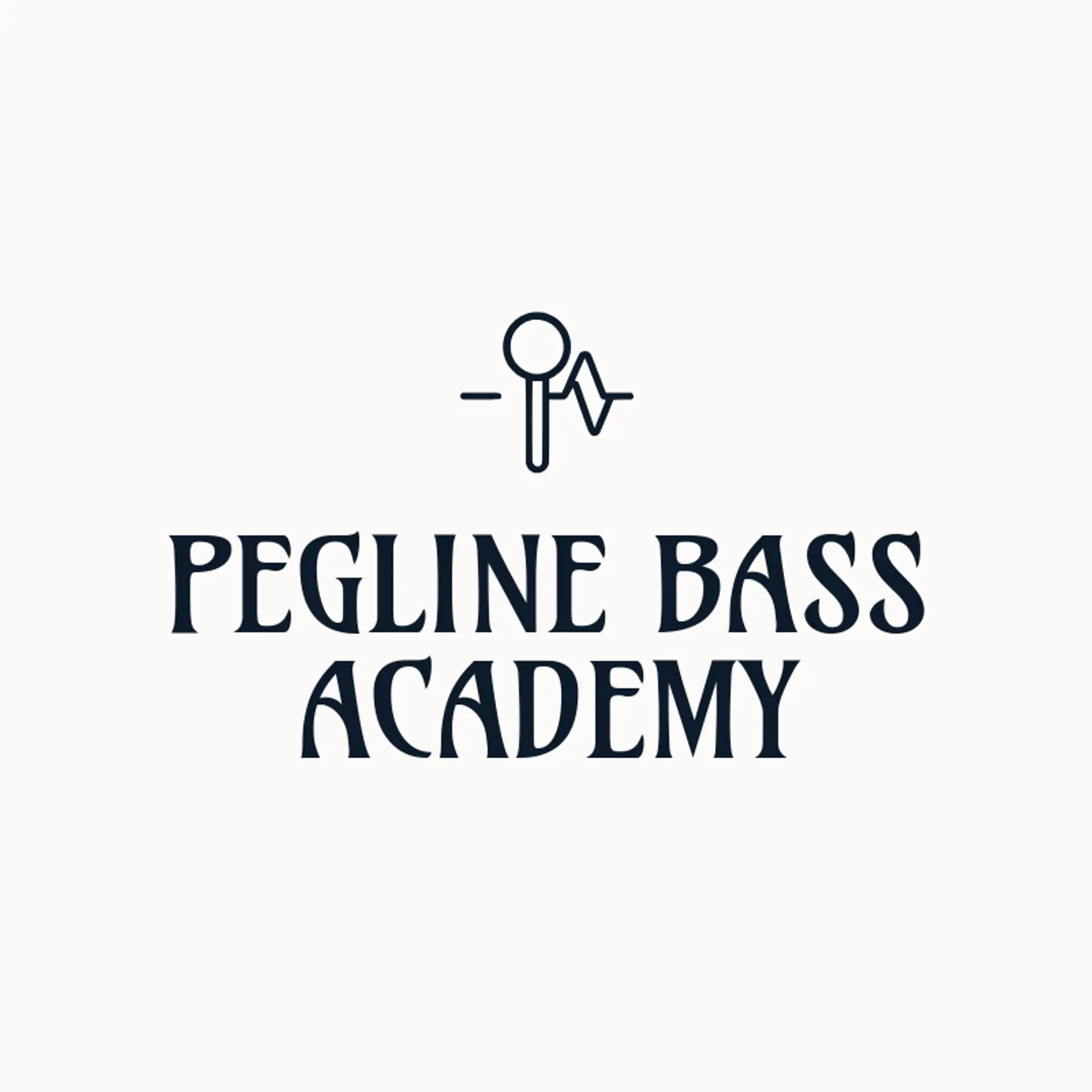 Pegline Bass Academy logo for bass