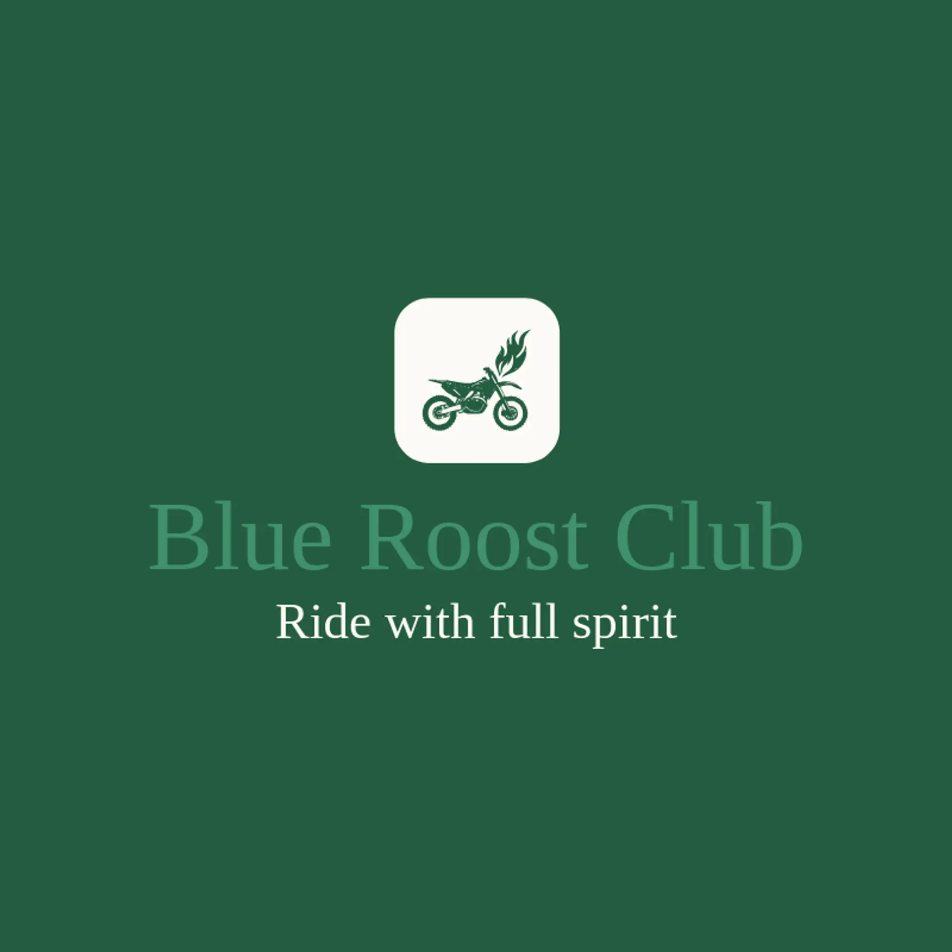Blue Roost Club logo for motocross