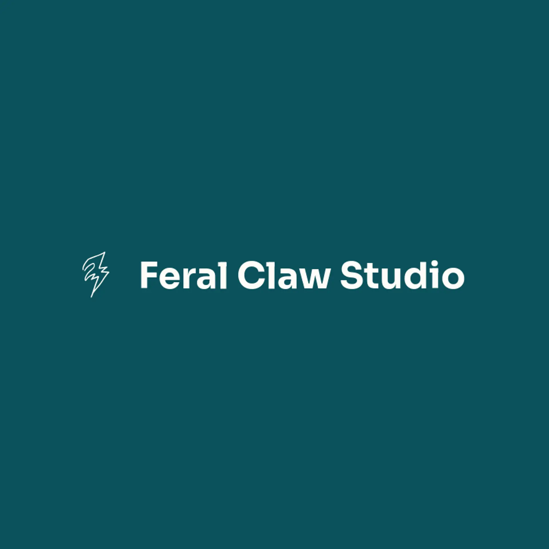 Feral Claw Studio logo for beast