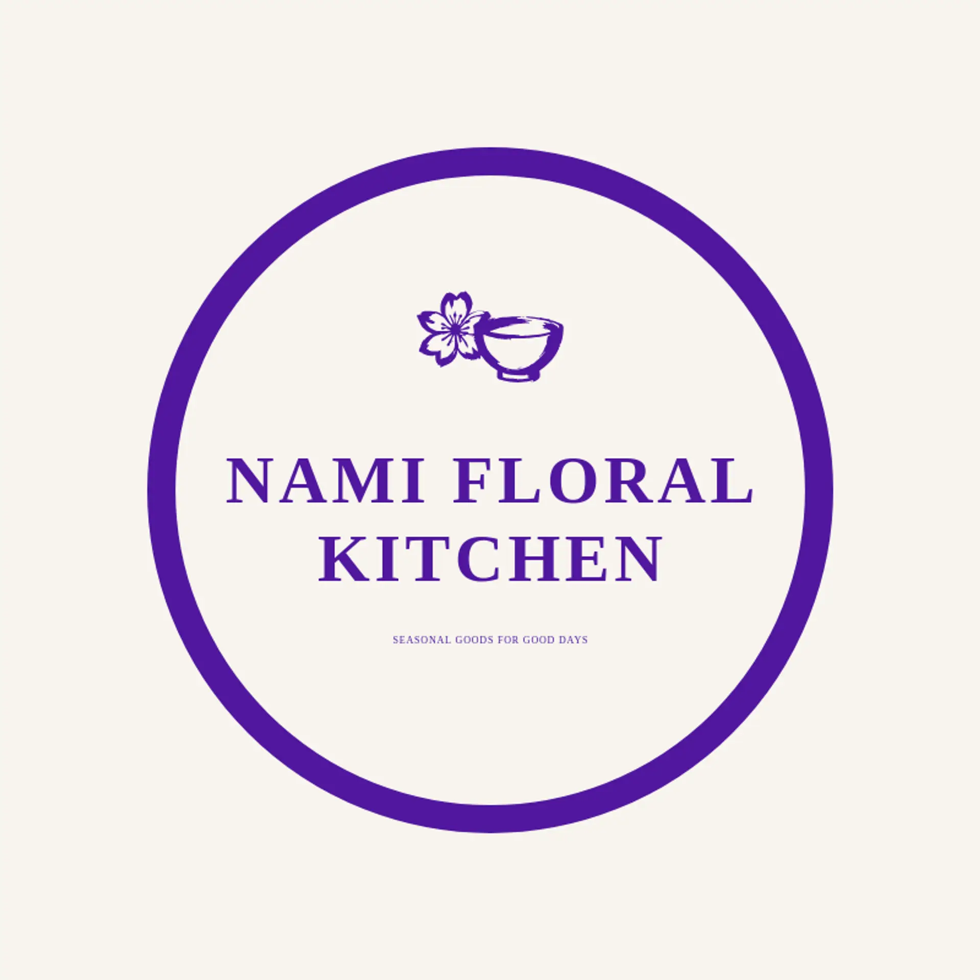 Nami Floral Kitchen logo for sakura