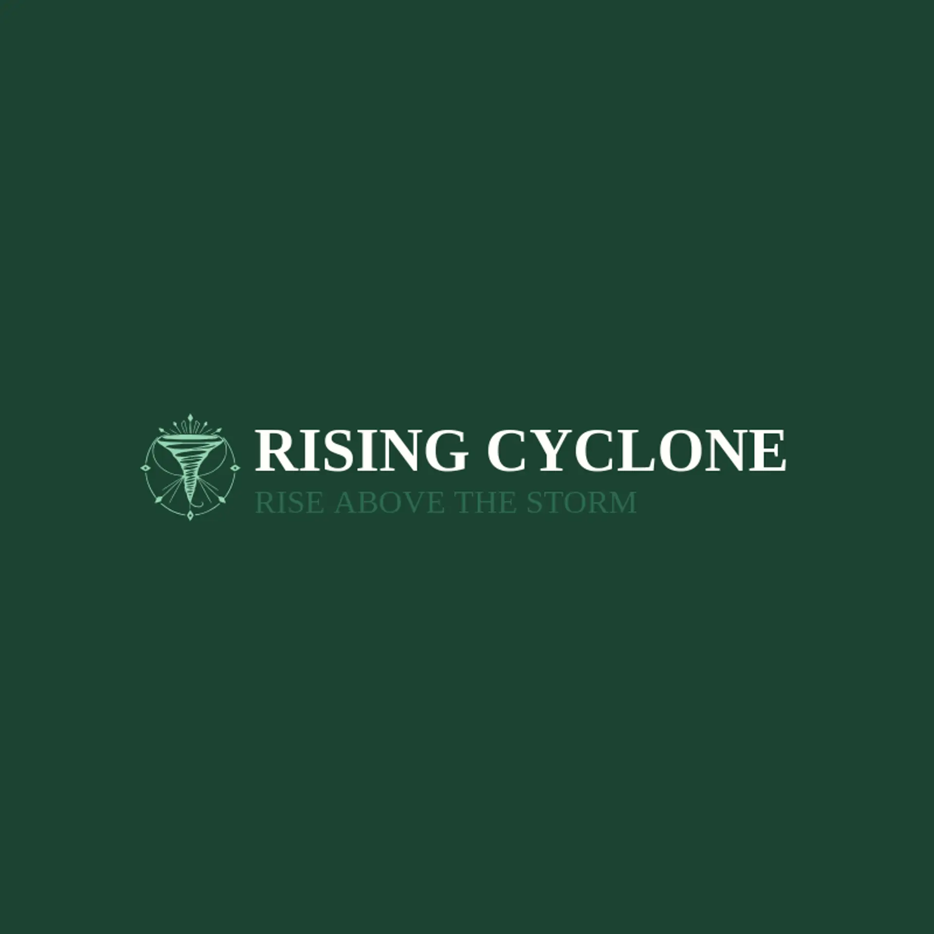 Rising Cyclone logo for vortex