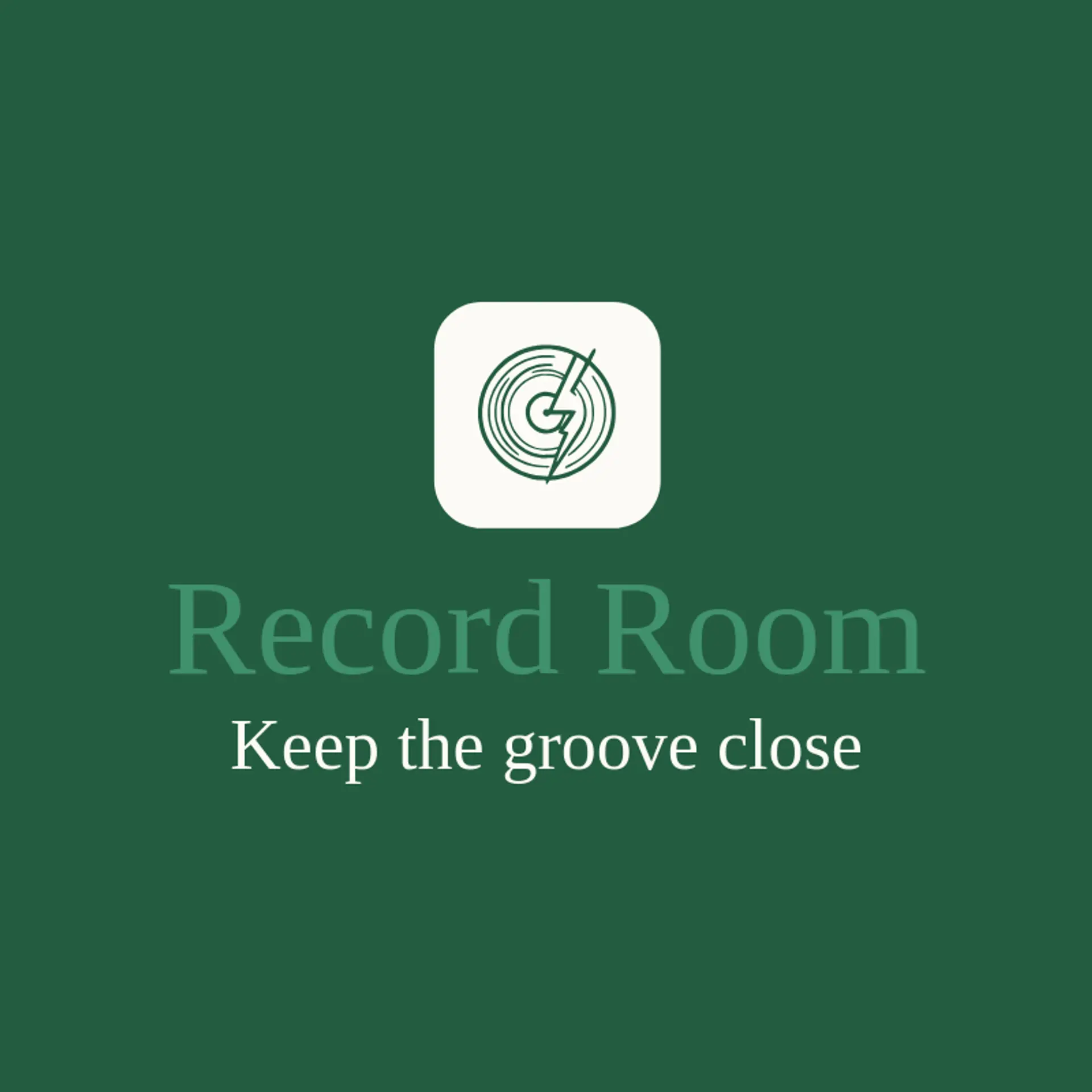 Record Room logo for hip hop