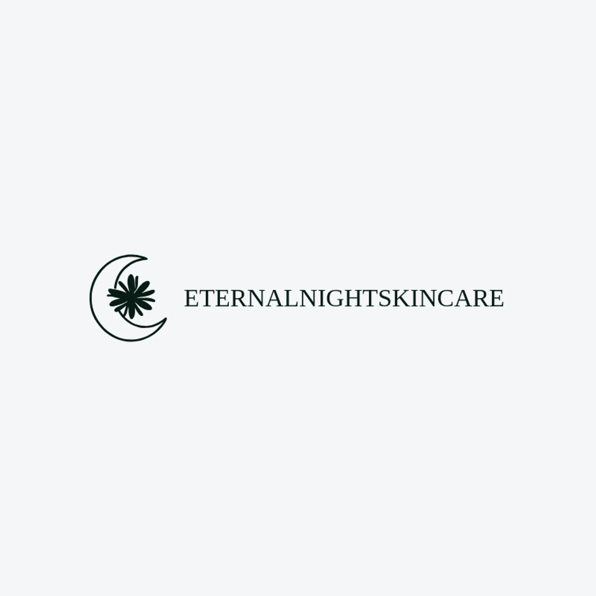 Eternal Night Skincare logo for goth