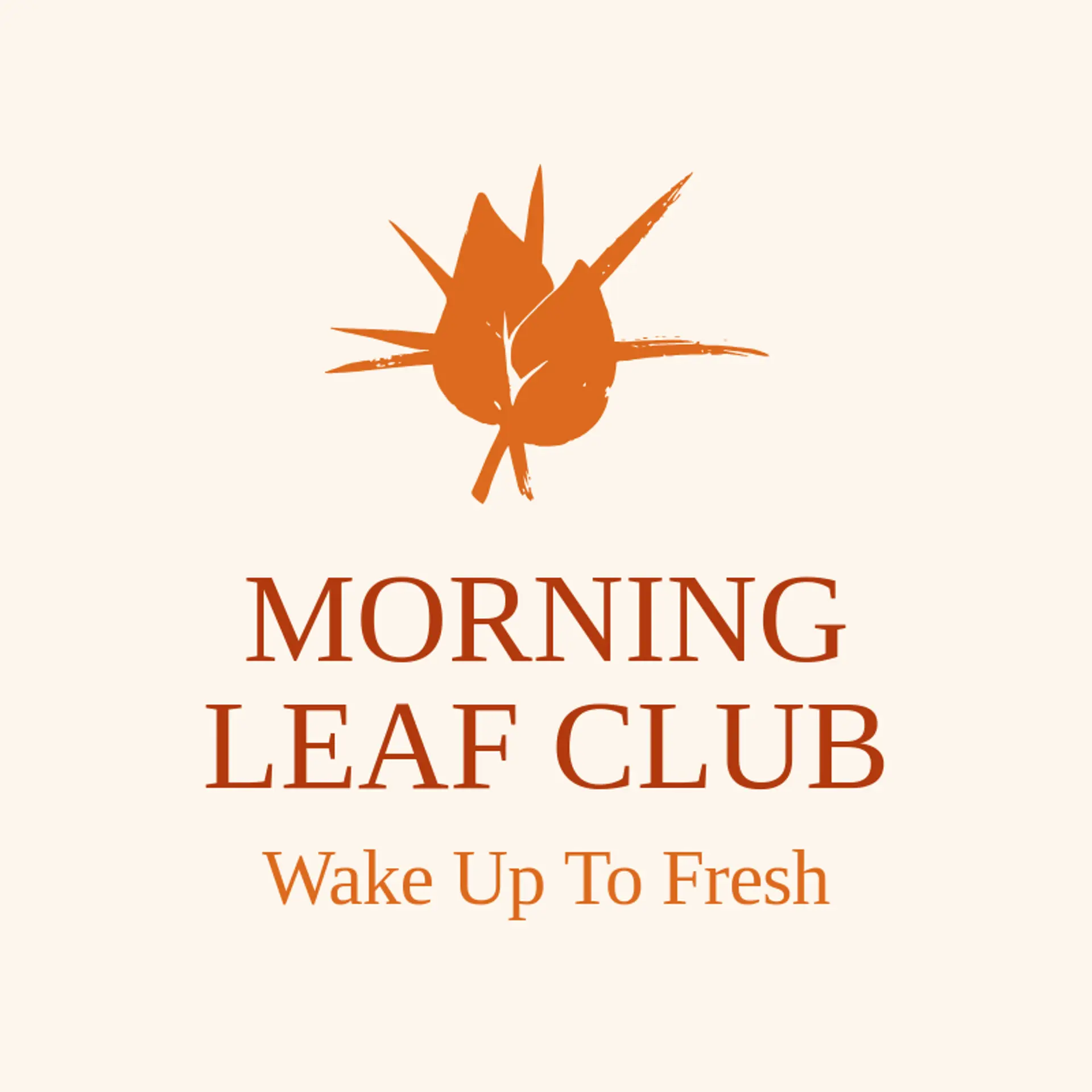 Morning Leaf Club logo for drip