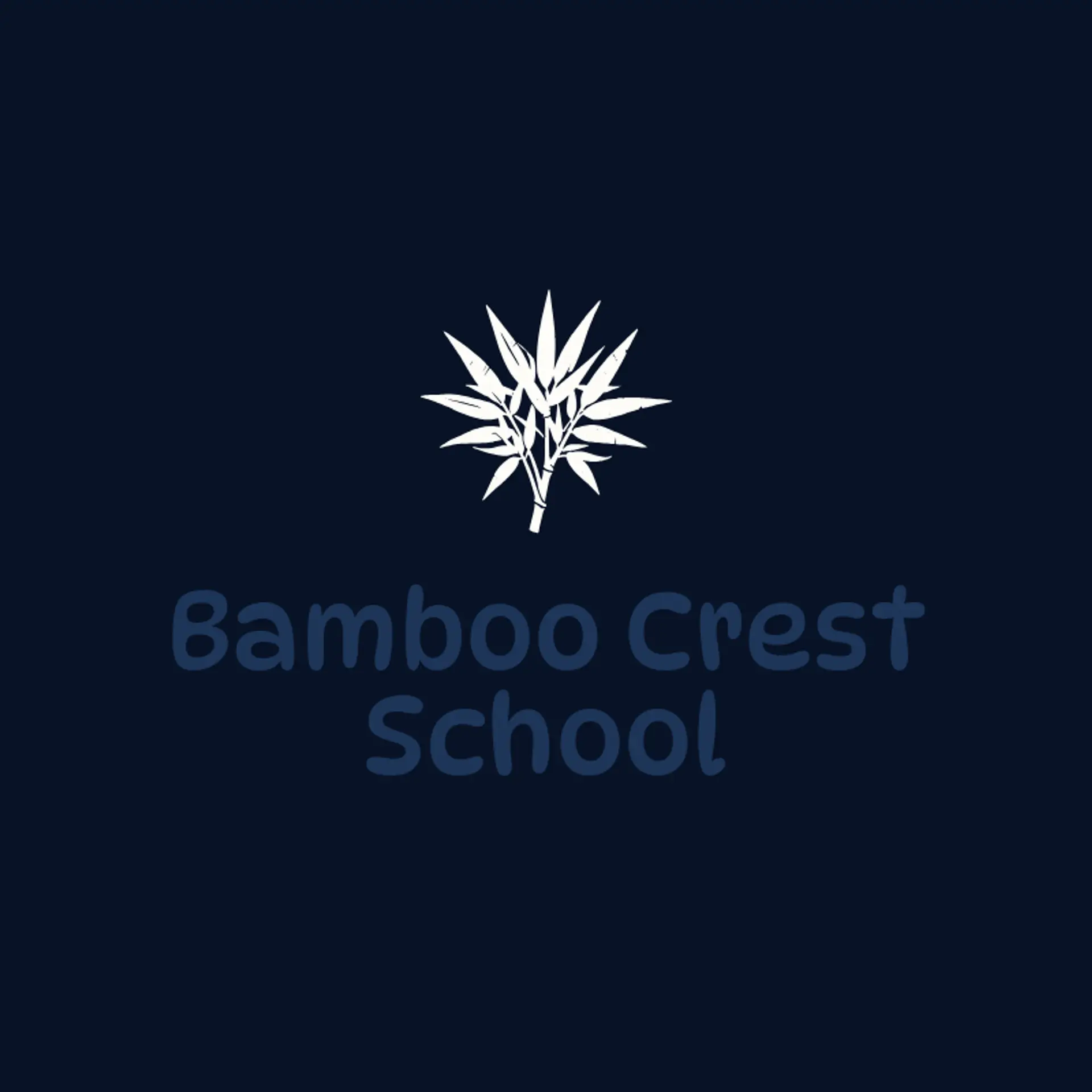 Bamboo Crest School logo for ninja