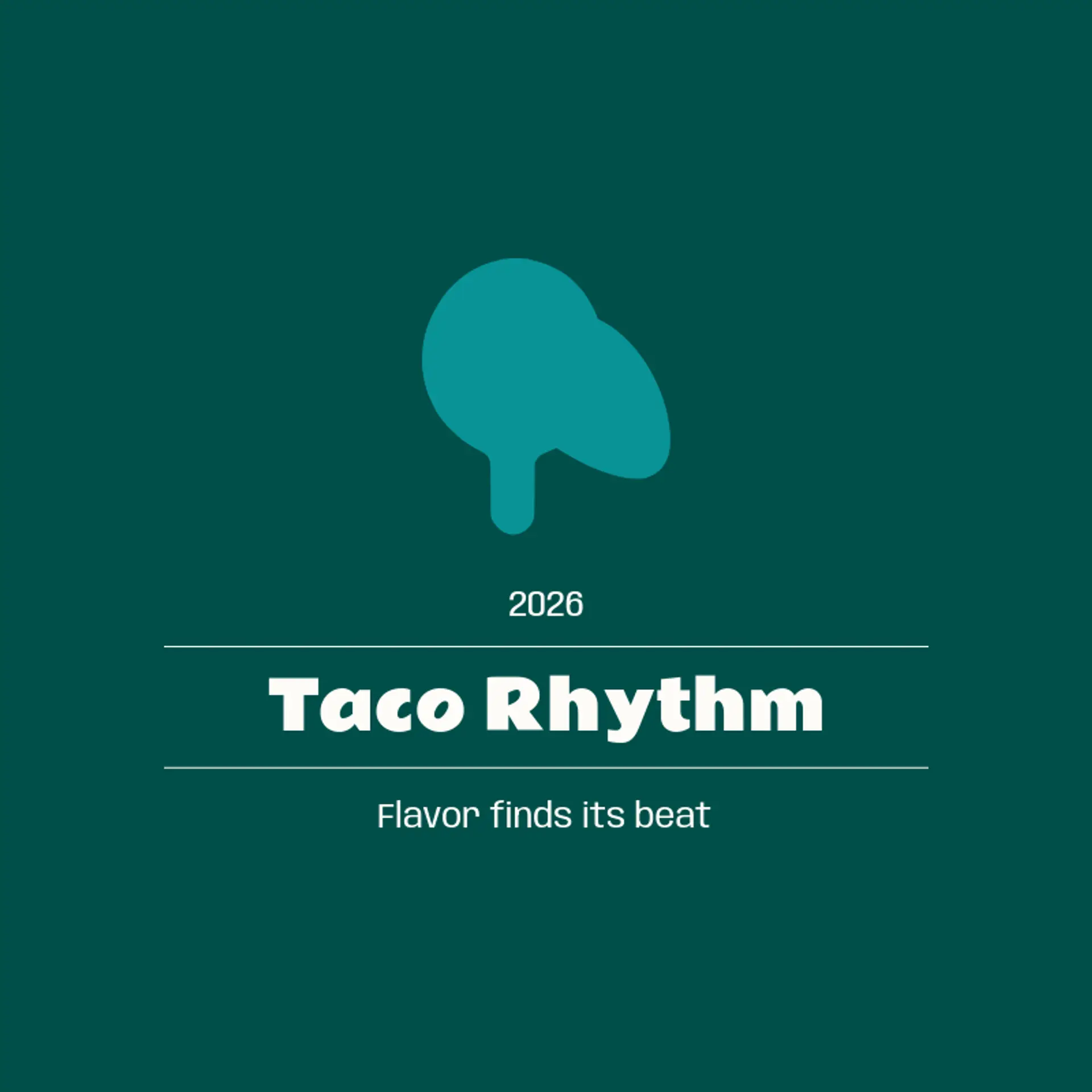 Taco Rhythm logo for taco