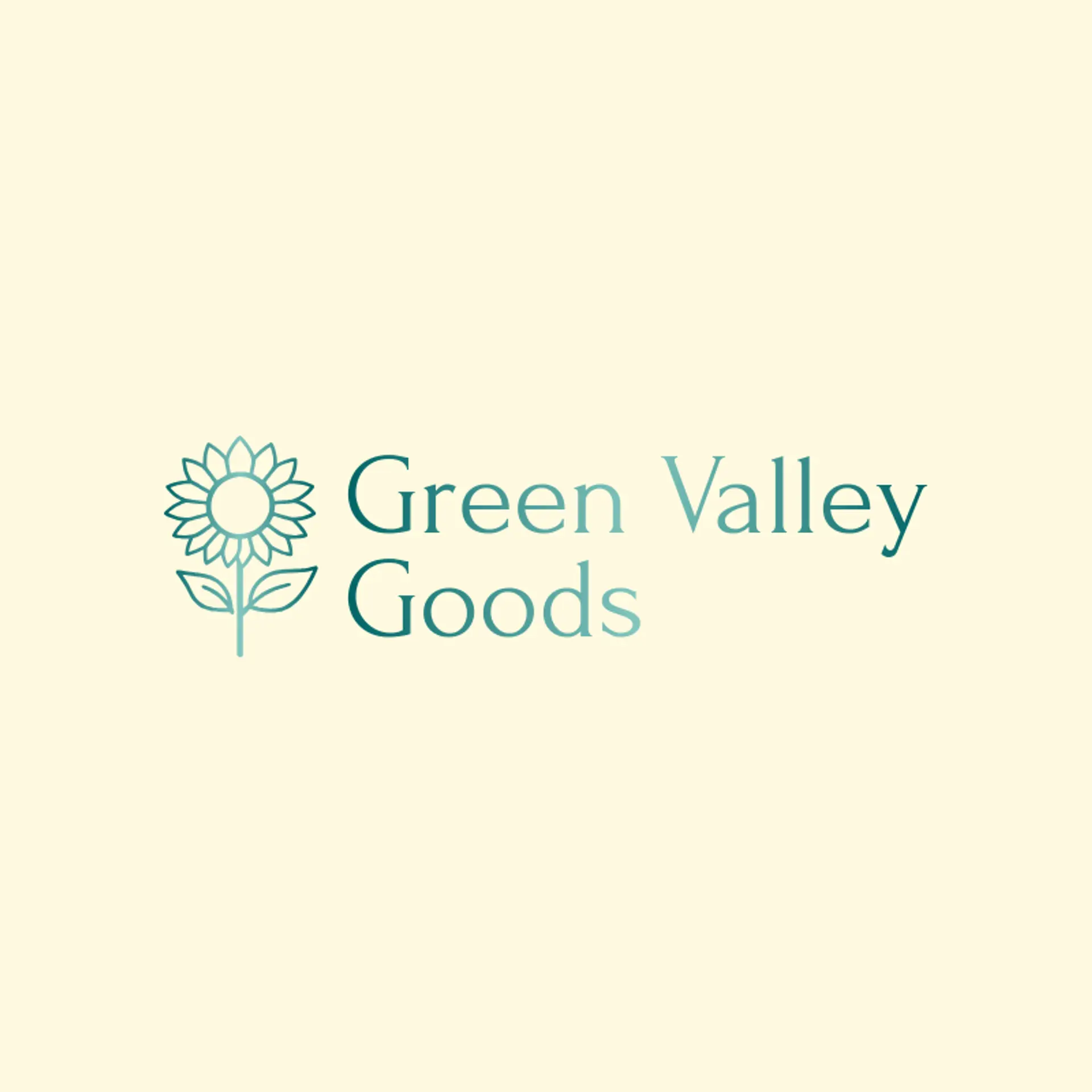 Green Valley Goods logo for farm