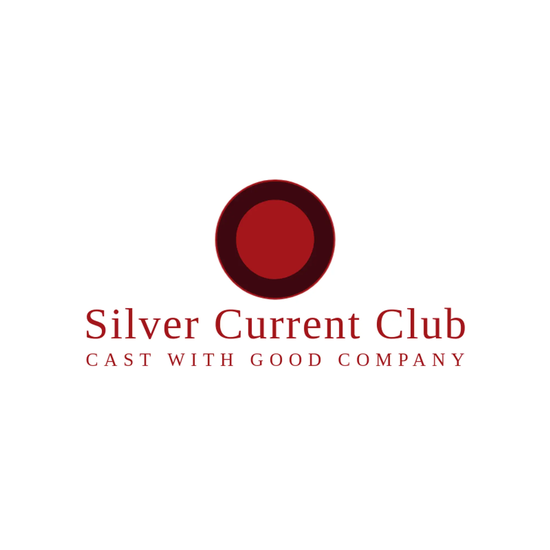 Silver Current Club logo for fly fishing