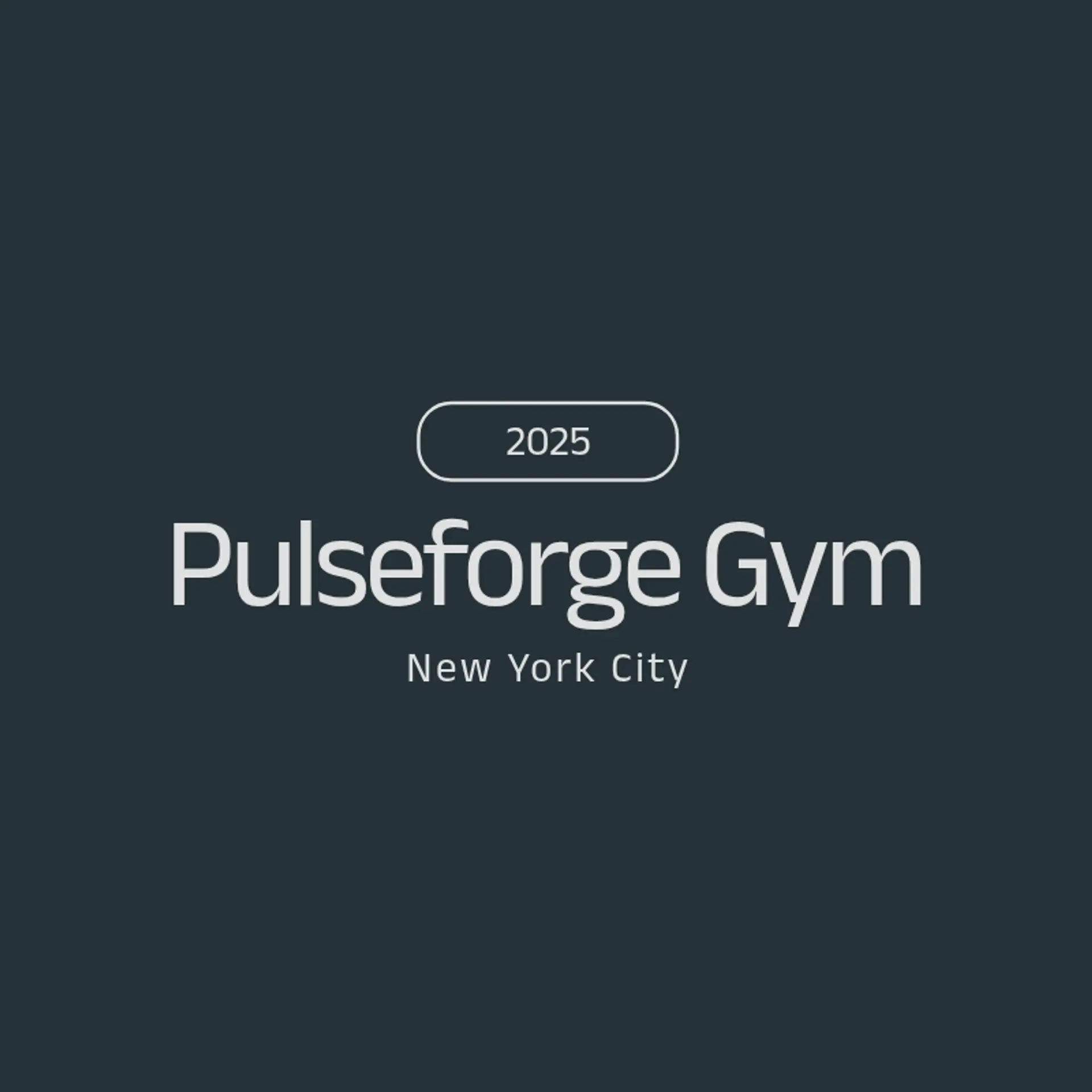 Pulse Forge Fitness logo for fitness gym