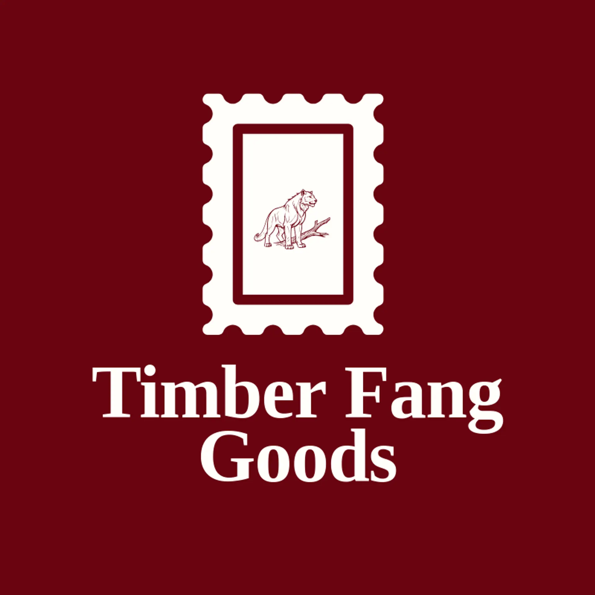Timber Fang Goods logo for apex predator