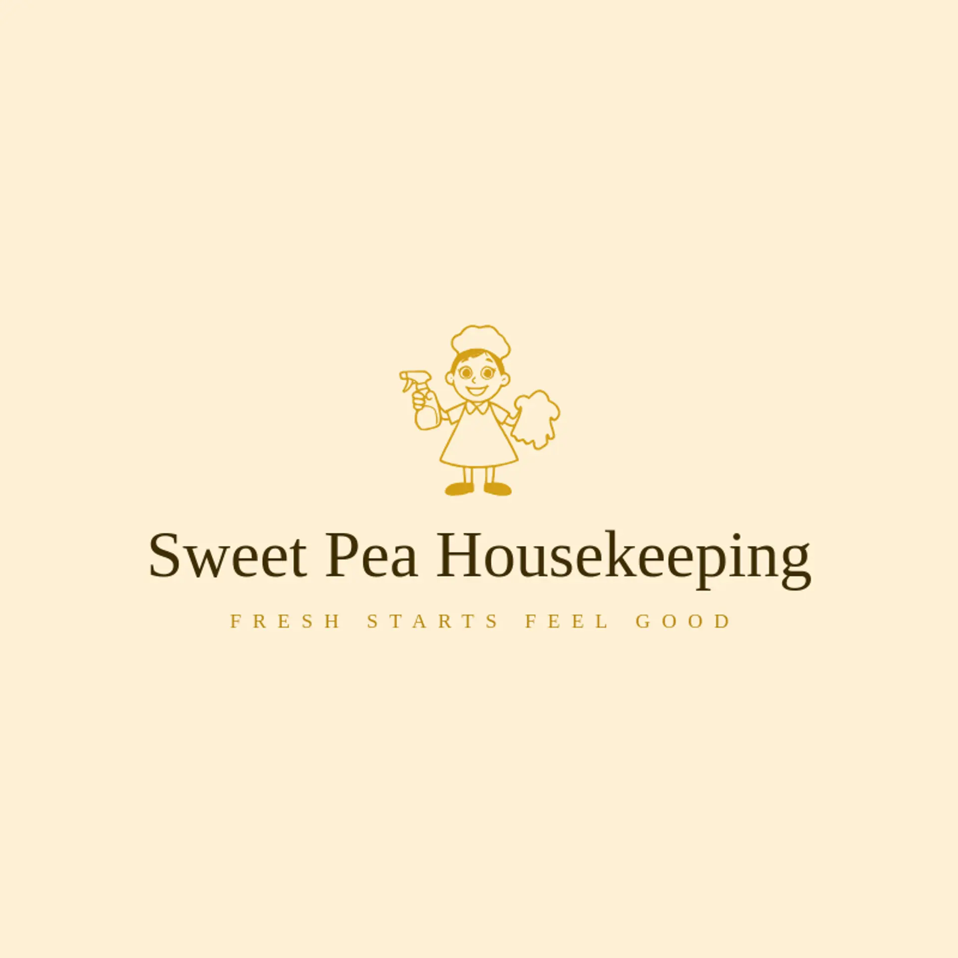Sweet Pea Housekeeping logo for housekeeping